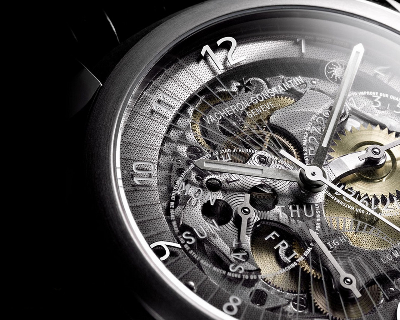 Wallpaper, vacheron constantin, watches, close up, mechanism 1280x1024