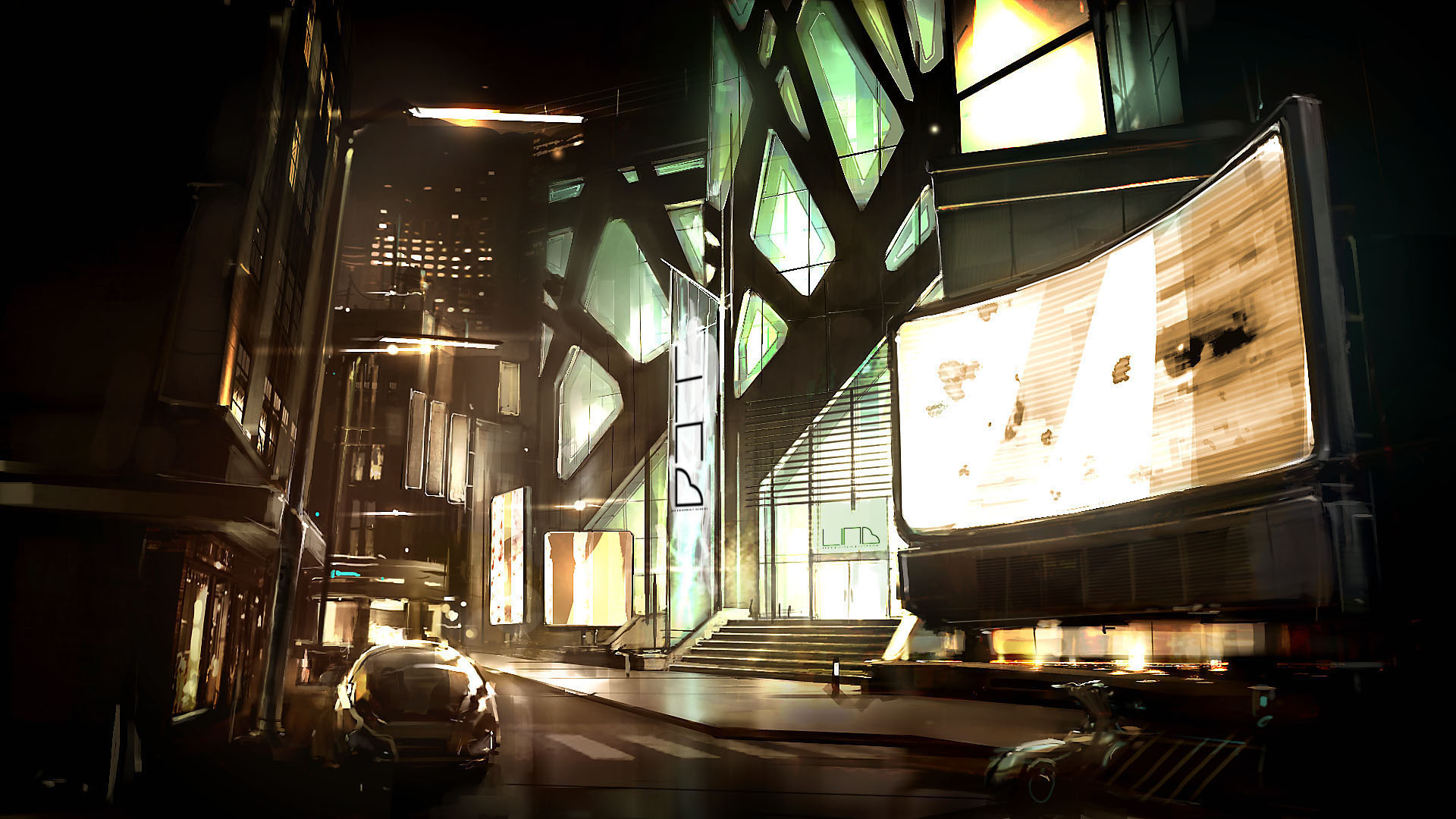 Deus Ex Human Revolution Concept Art HD wallpaper