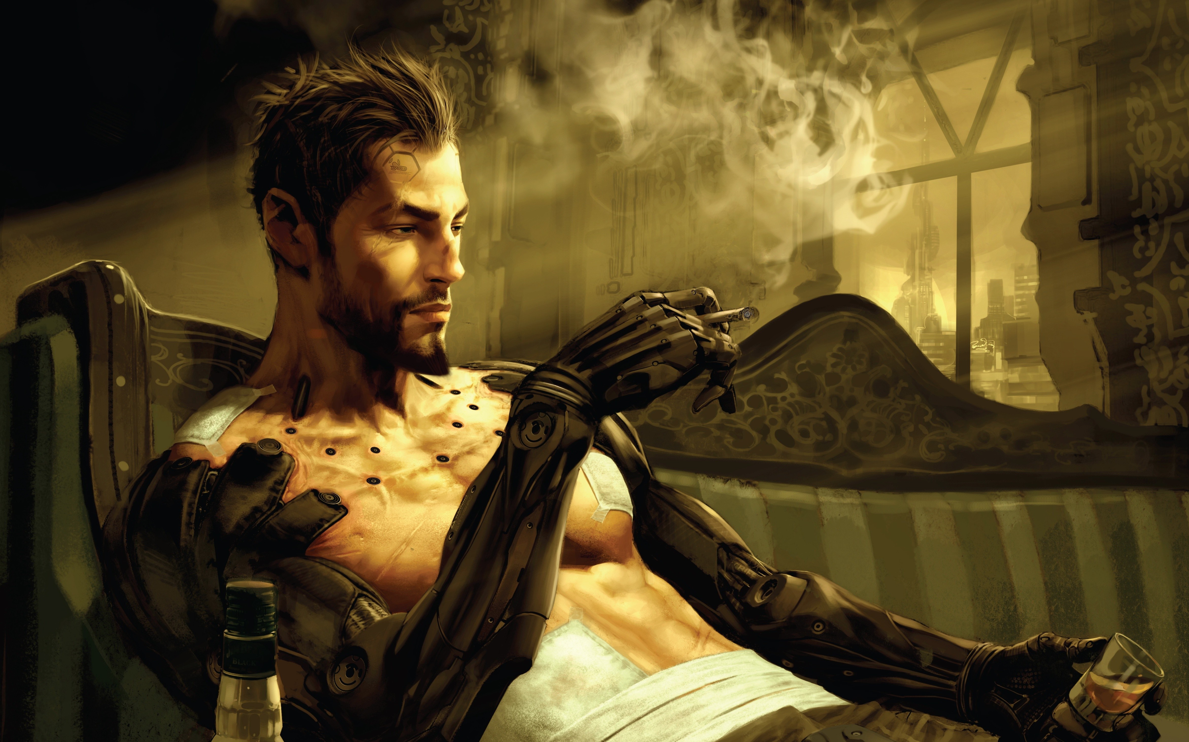fantasy Art, Deus Ex: Human Revolution Wallpaper HD / Desktop and Mobile Background