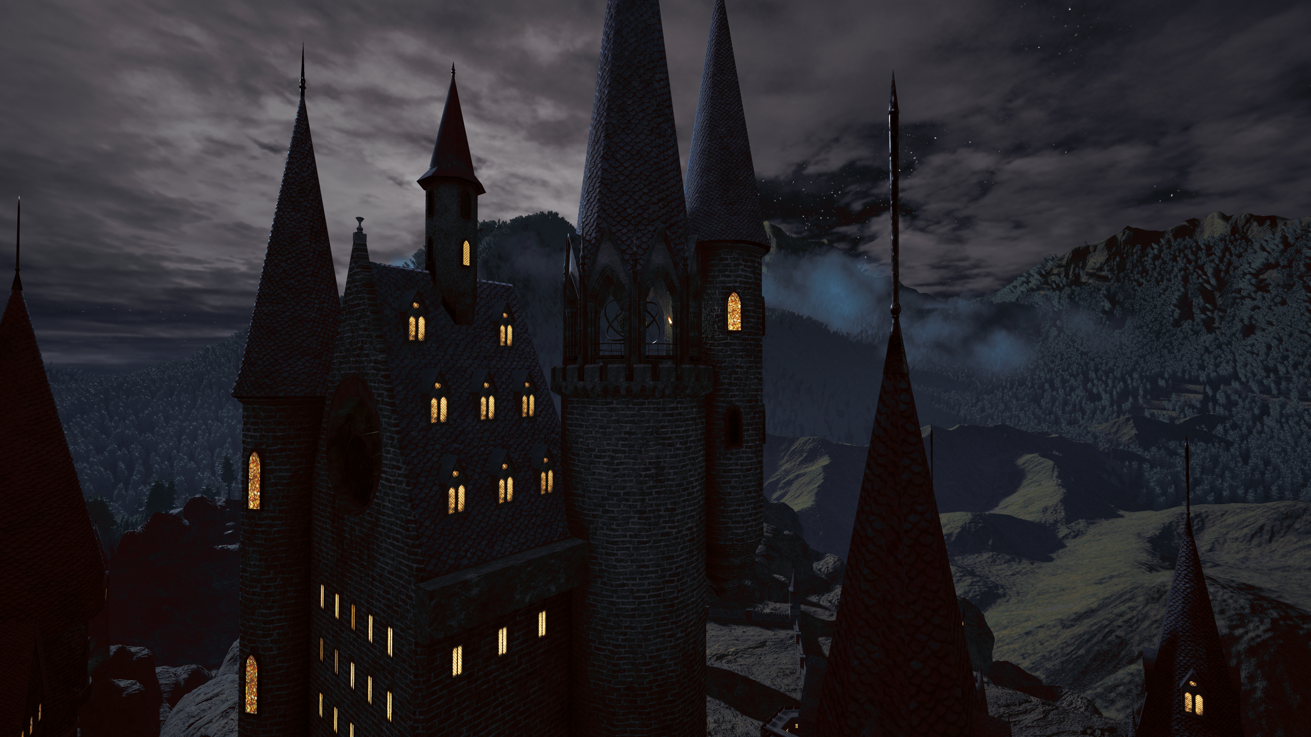 Hogwarts School Of Witchcraft and Wizardry.: unrealengine
