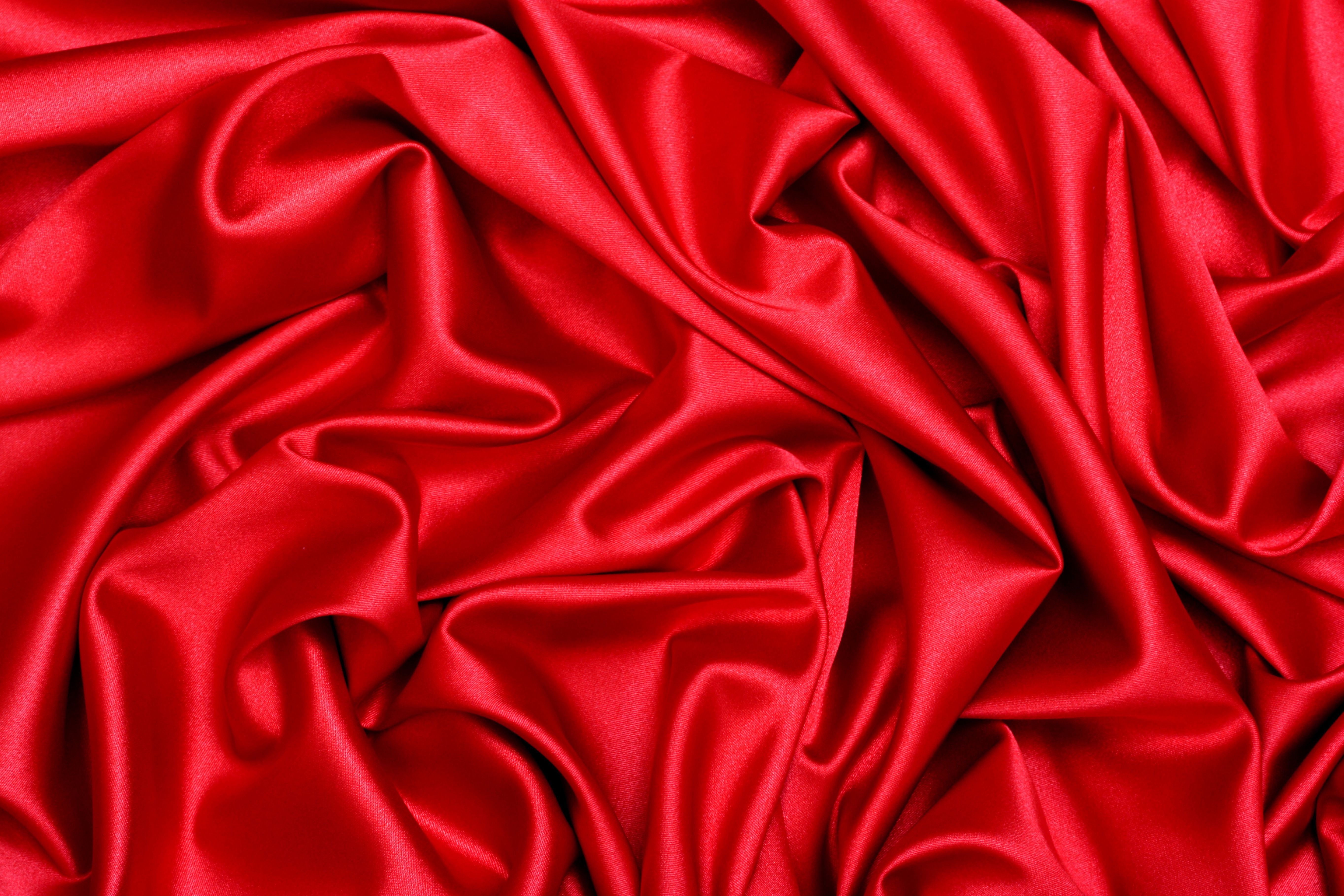 Red Fabric Wallpaper