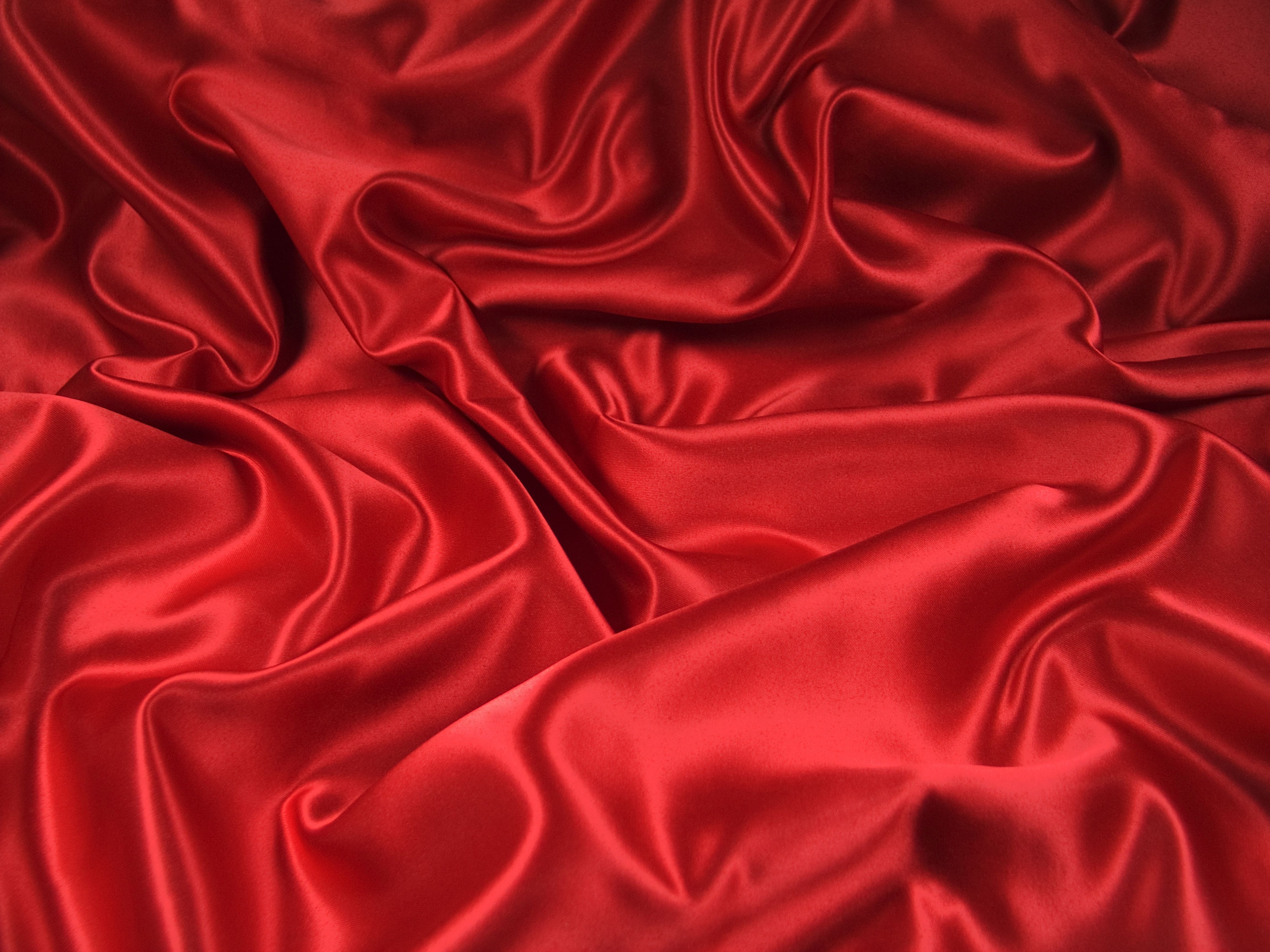Red Fabric Wallpaper