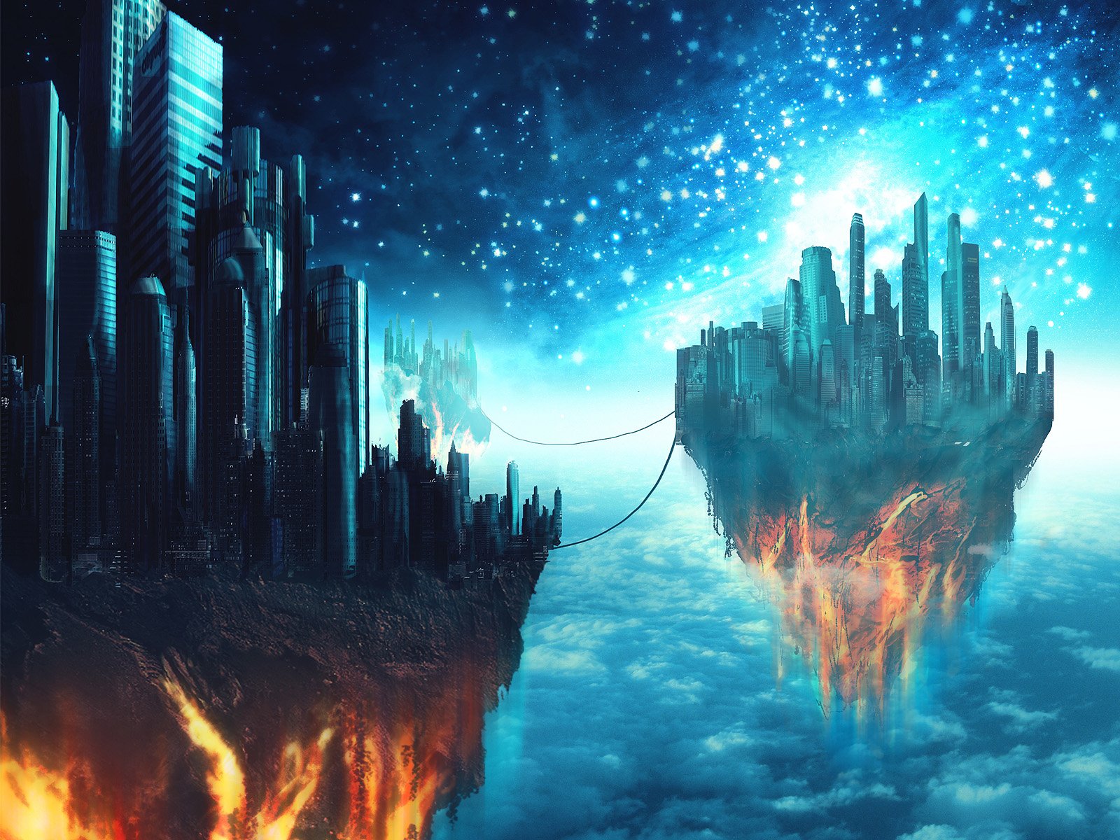 Floating Islands Wallpaper and Background Imagex1200