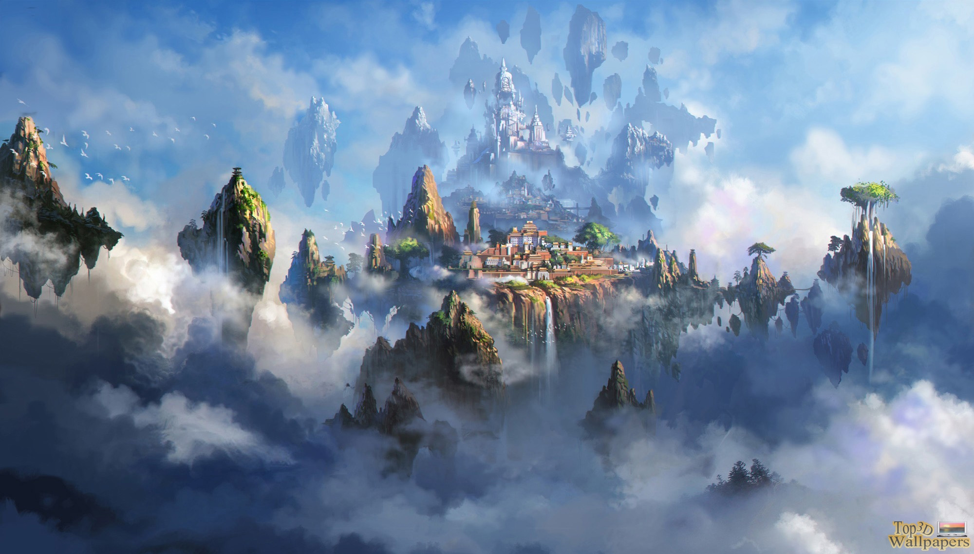 Floating City Wallpapers - Wallpaper Cave