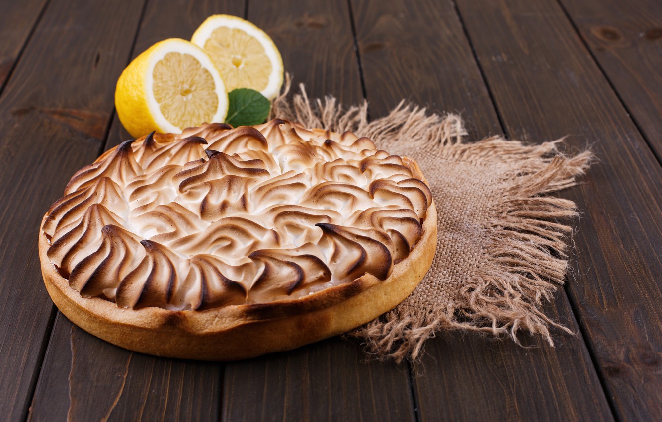 Wallpaper lemon, pie, cakes image for desktop, section еда