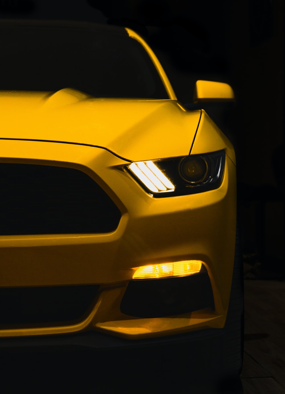 Yellow Mustang Wallpapers - Wallpaper Cave