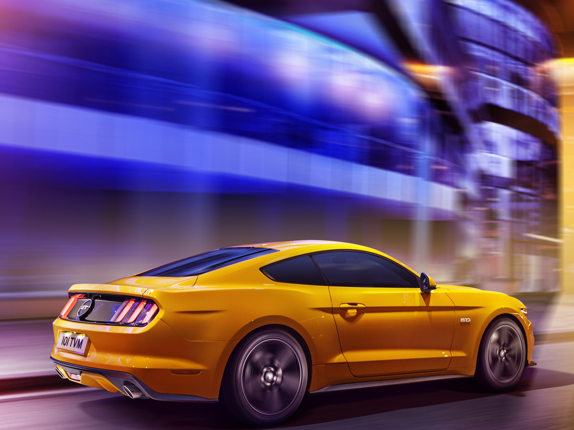 Wallpaper 4k Yellow Mustang 4k 2019 Wallpaper