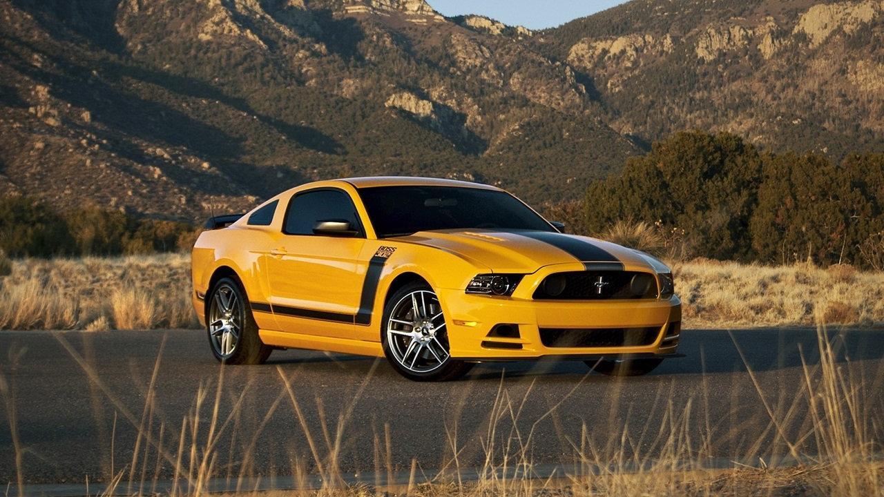 Android Yellow Mustang Wallpaper Background