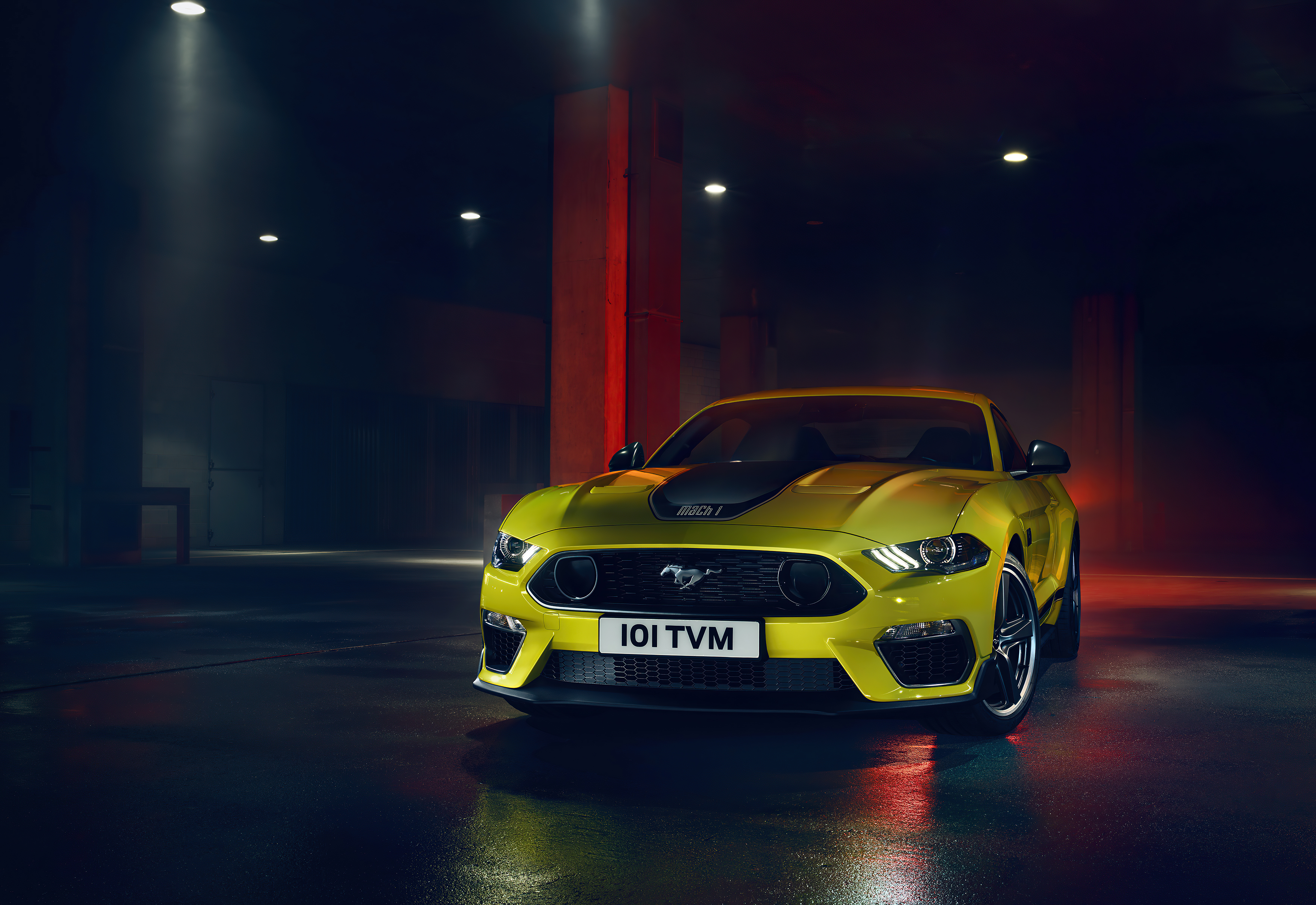 Ford Mustang Yellow Wallpaper 5k Ultra HD