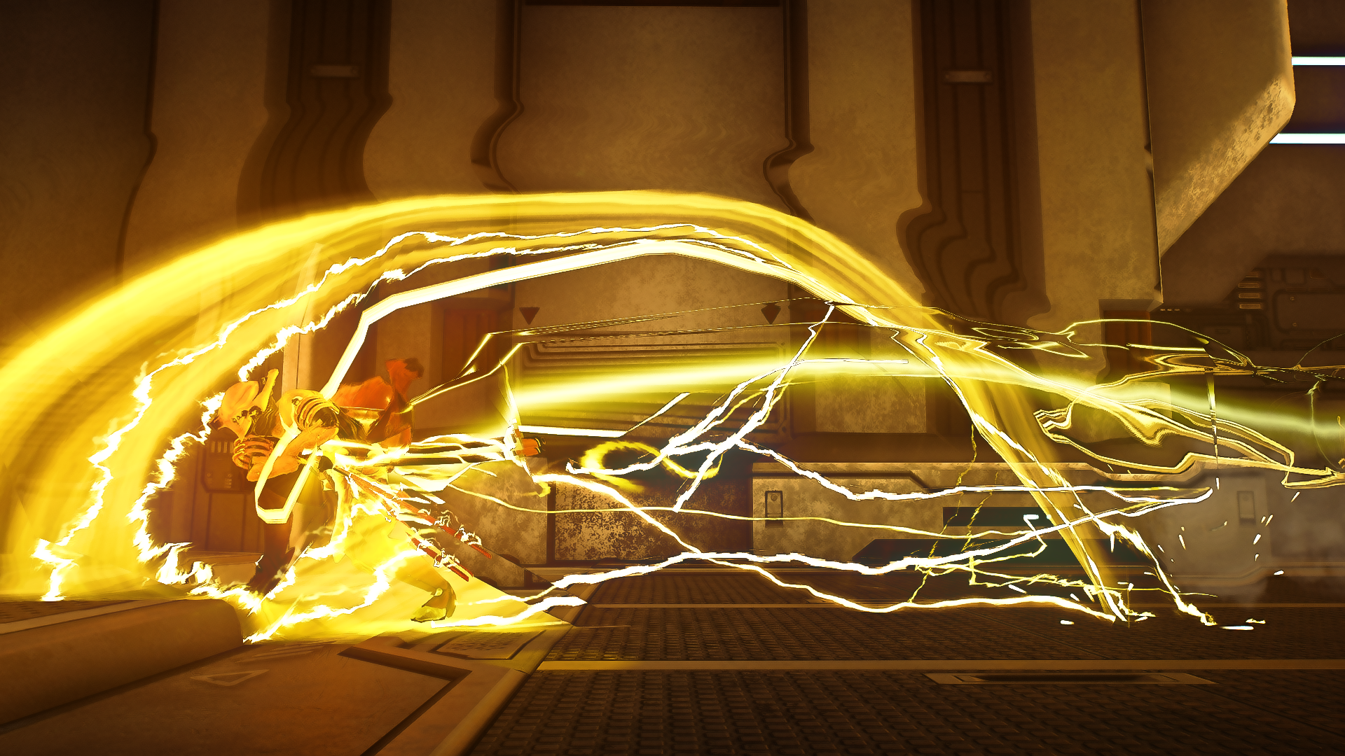 Volt's Thunder Breathing First Form: Thunderclap & Flash: Warframe