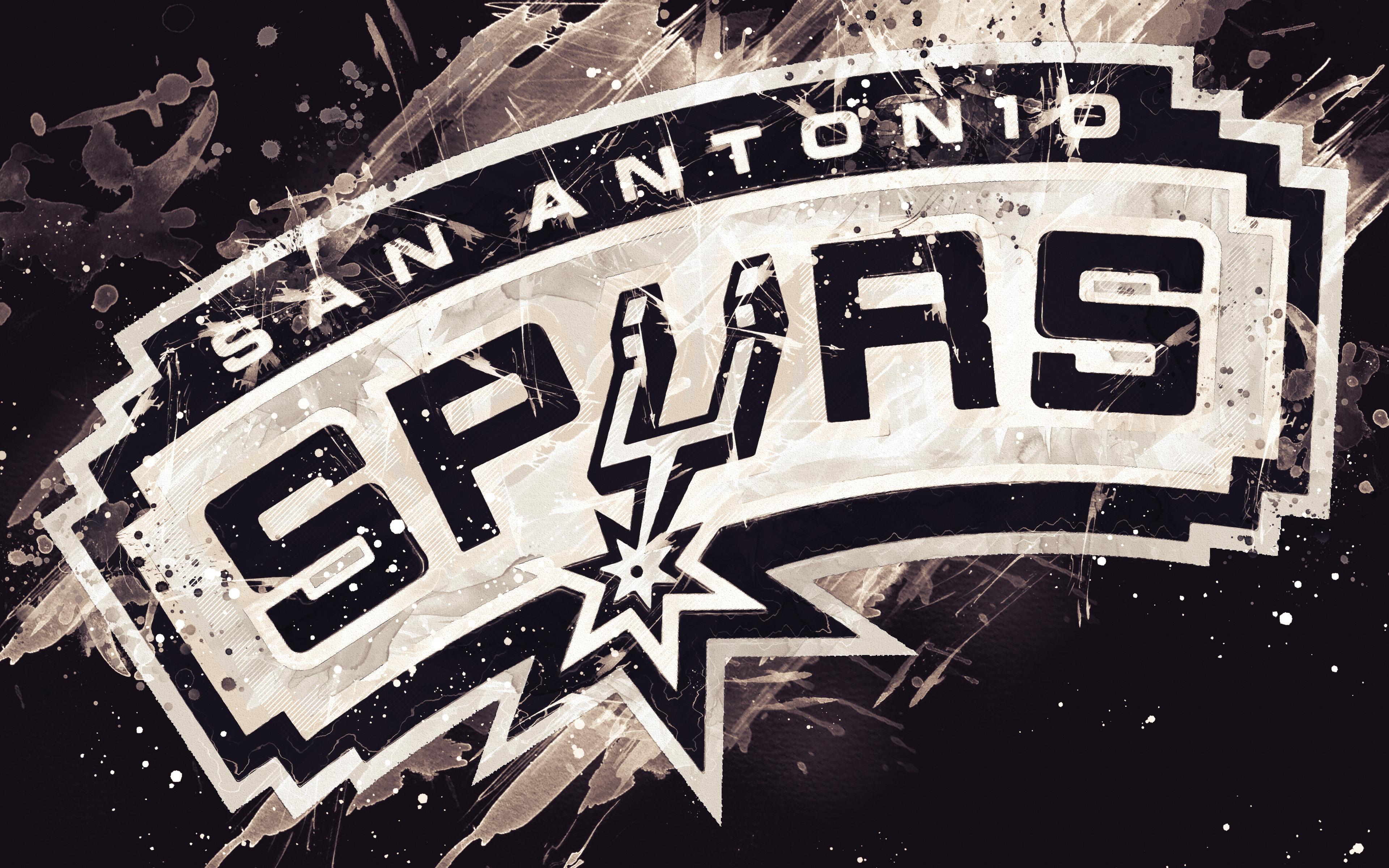 San Antonio Spurs Logo 4k Ultra HD Wallpaper
