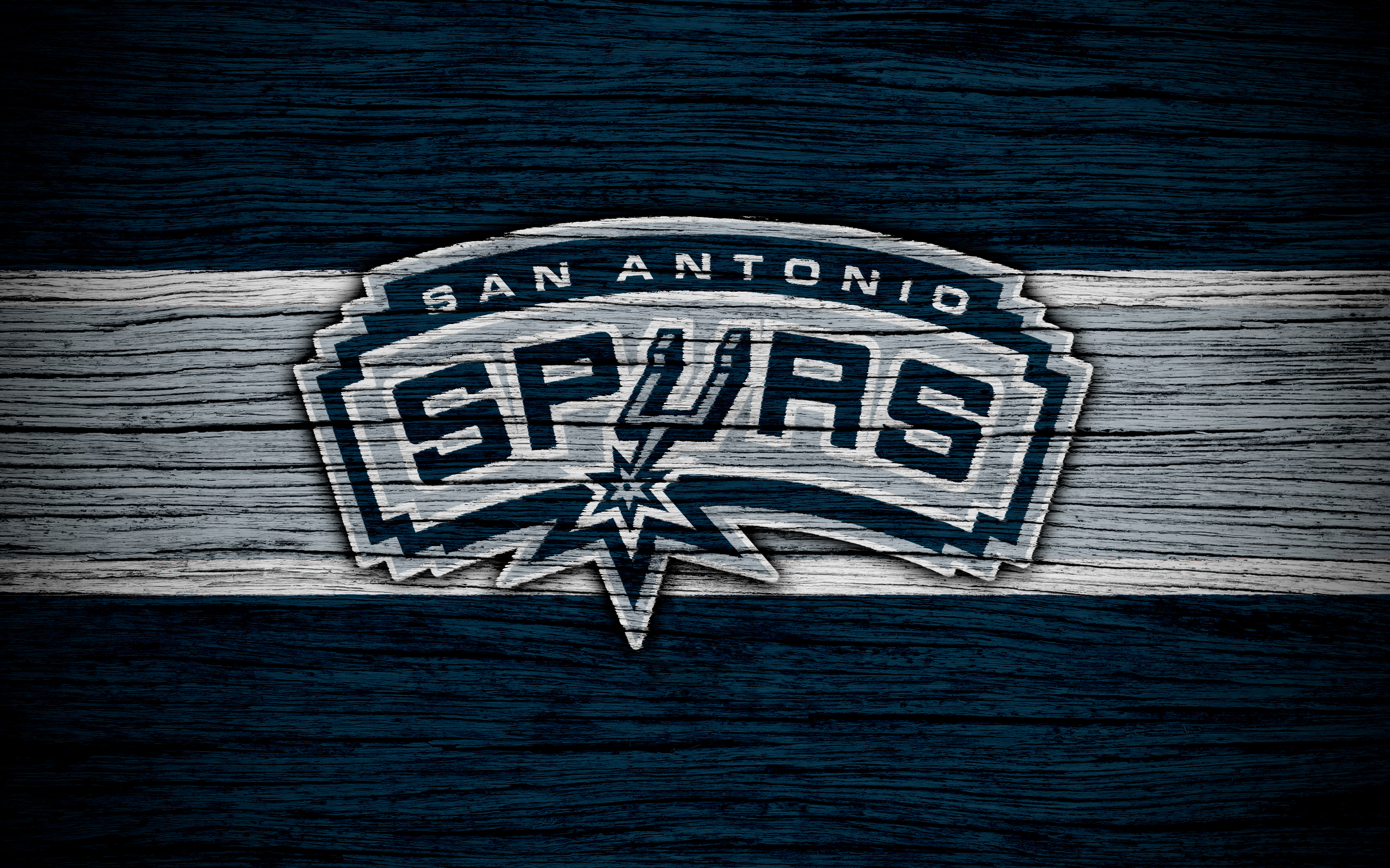 San Antonio Spurs Logo 4k Ultra HD Wallpaper