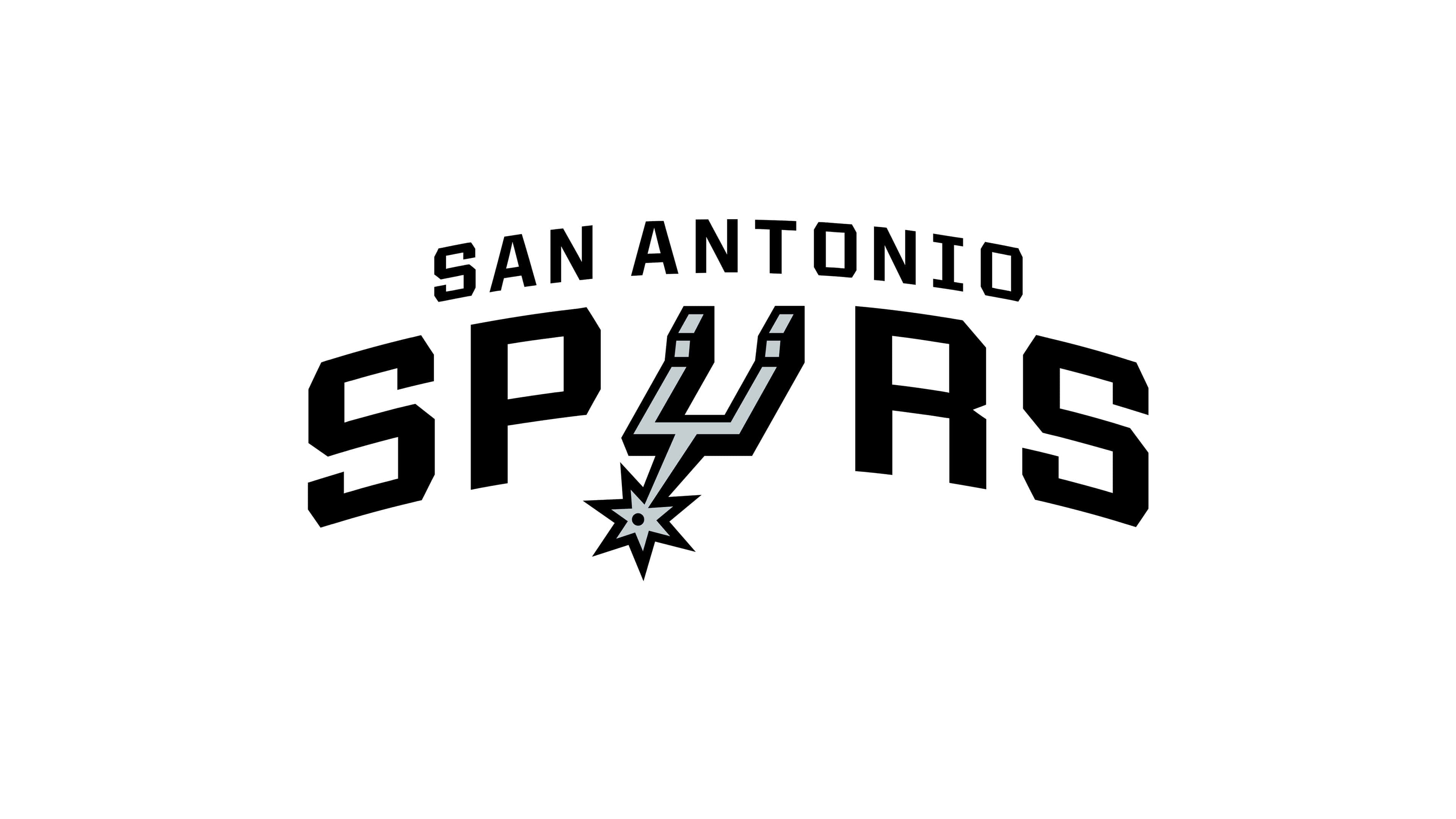 San Antonio Spurs NBA Logo UHD 4K Wallpaper