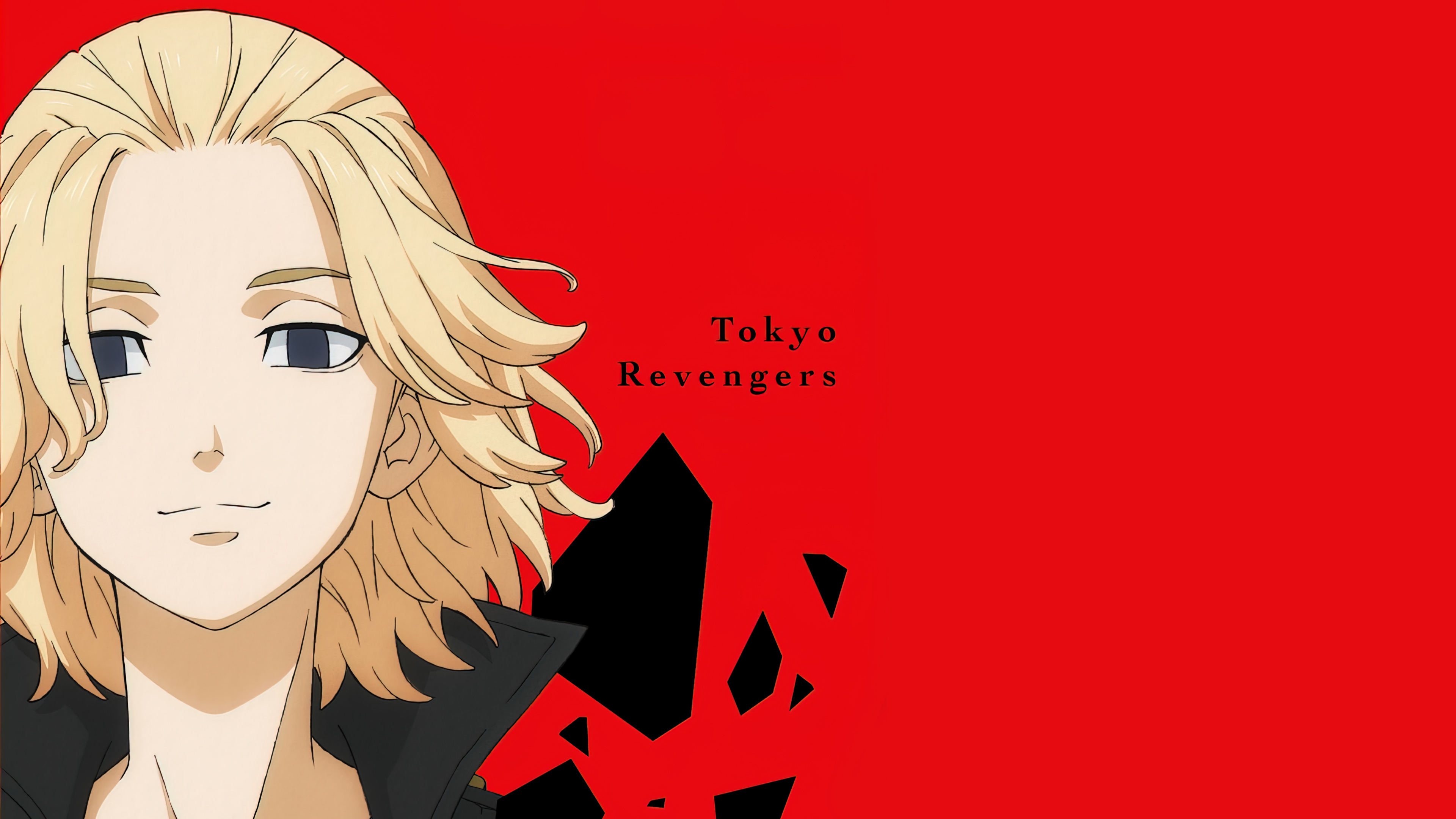 Manjiro Sano Red Background 4K HD Tokyo Revengers Wallpaper