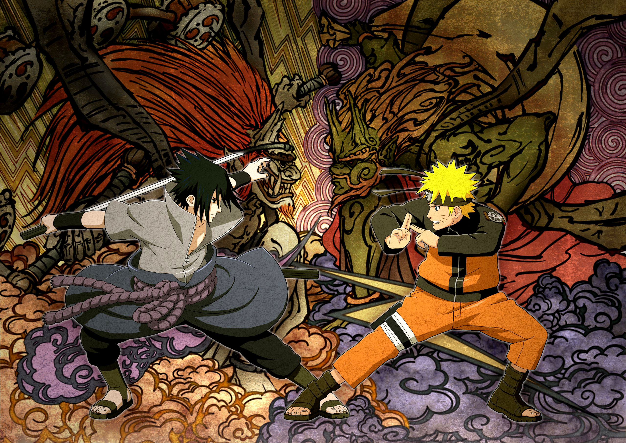 Naruto vs Sasuke Standoff (Naruto Shippuden: Ultimate Ninja Storm 3)