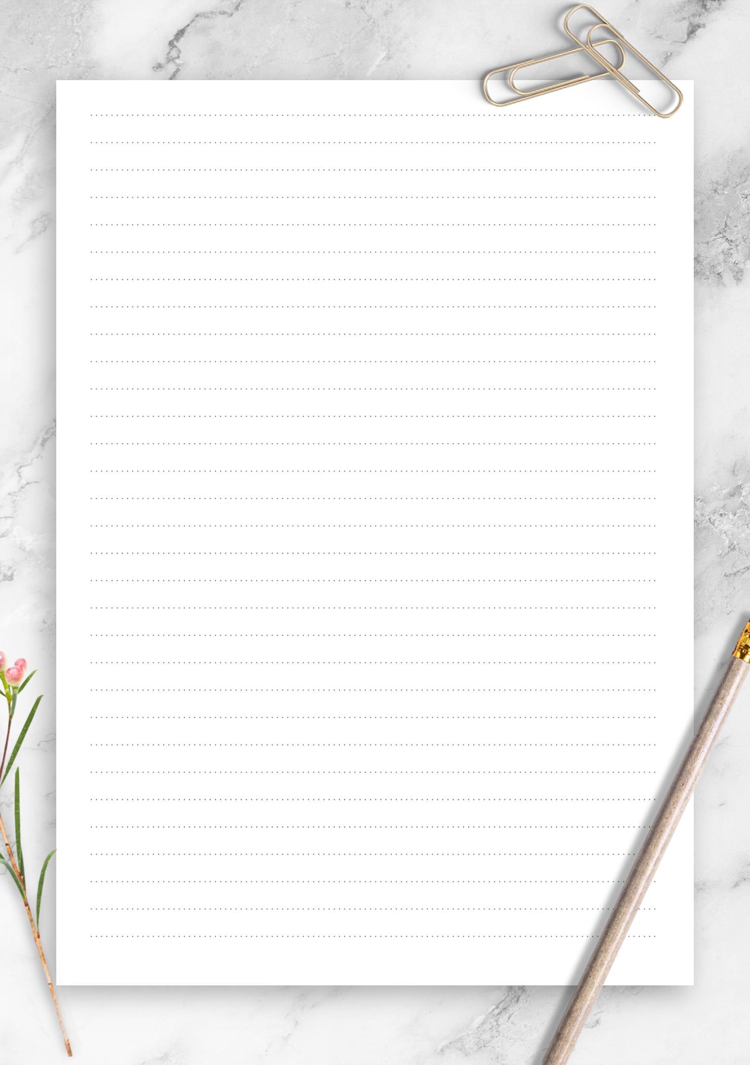 Printable Dotted Lined Paper with 6.35 mm line height. Choose page size and downlo. Printable lined paper, Free paper printables, Paper background design
