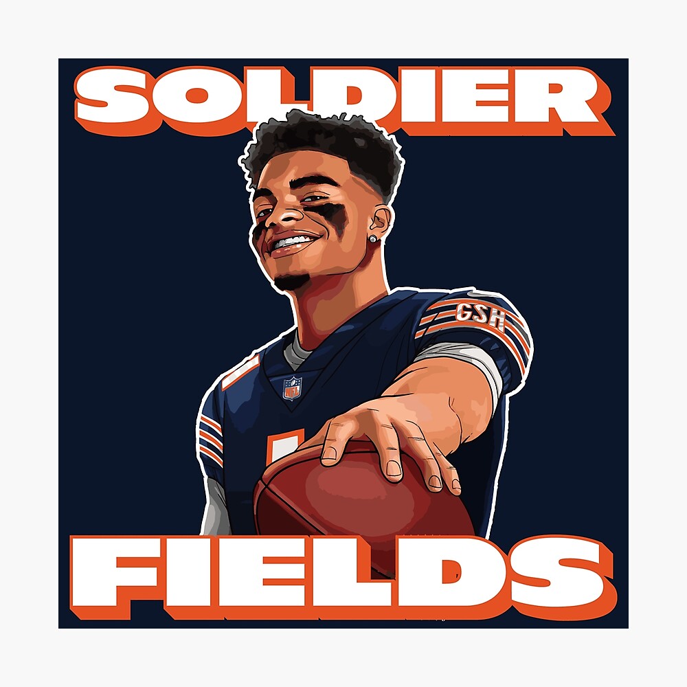 Download our 2021 Chicago Bears schedule wallpaper featuring Justin Fields