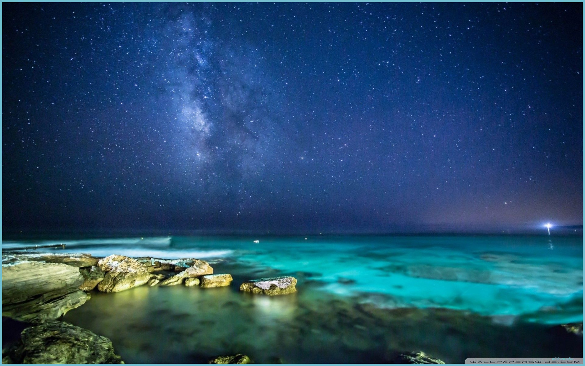 Ocean Night Sky Wallpaper Sky Ocean Wallpaper