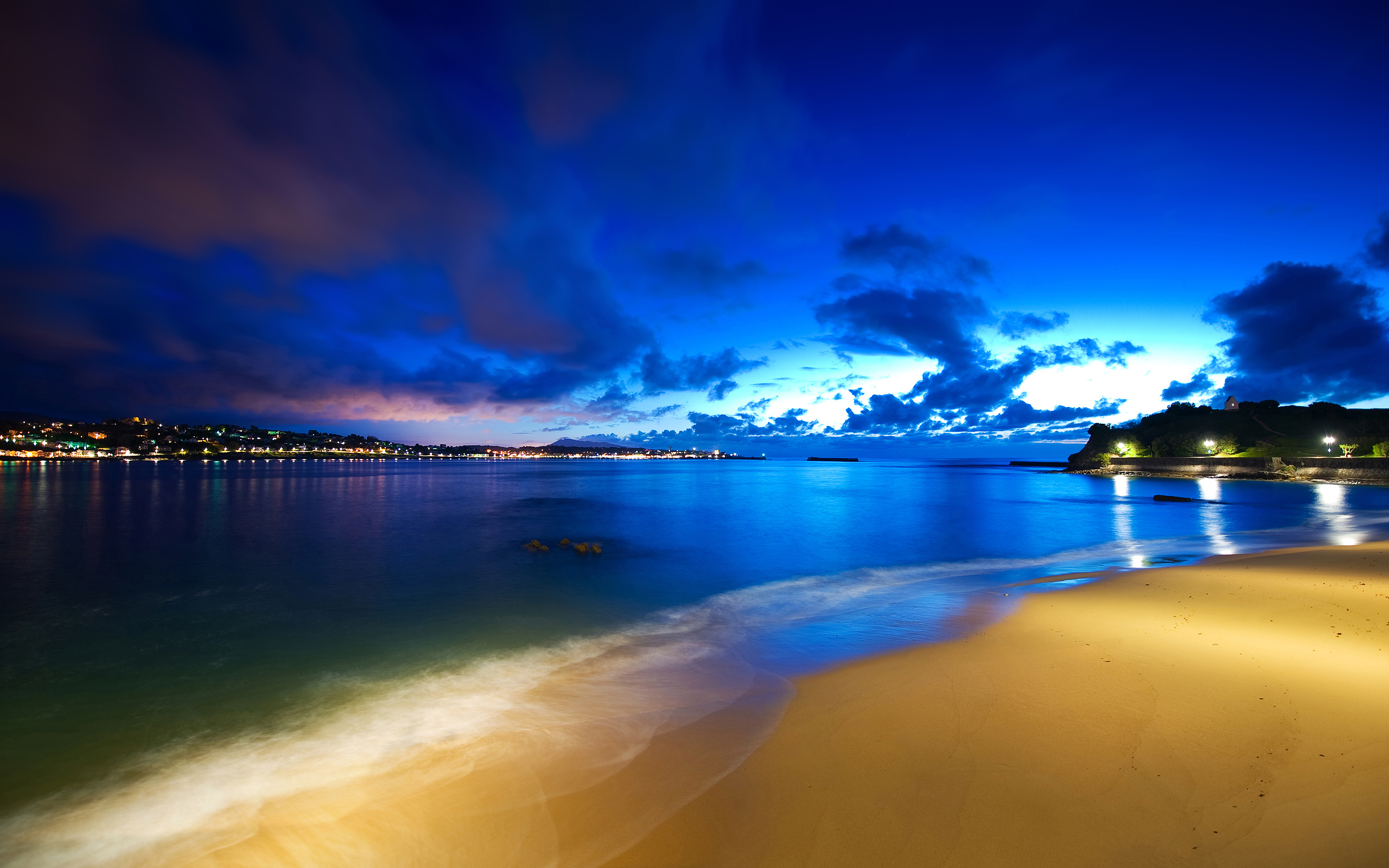 Free download Ocean Beach At Night Wallpaper [2560x1600] for your Desktop, Mobile & Tablet. Explore Beach At Night Wallpaper. Beach Night HD Wallpaper, Night Ocean Wallpaper, Poolside Night HD Wallpaper