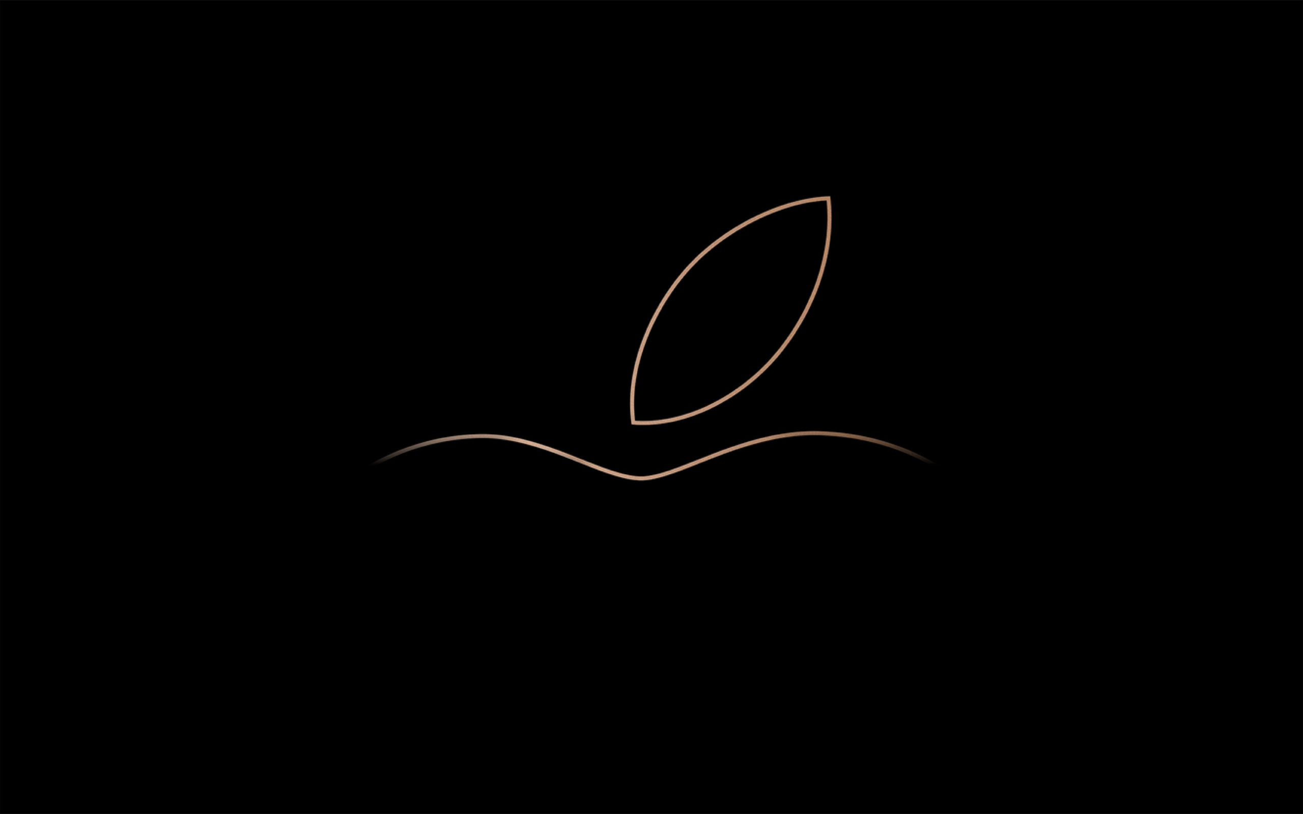 Apple, Logo, Minimal, HD, Dark background