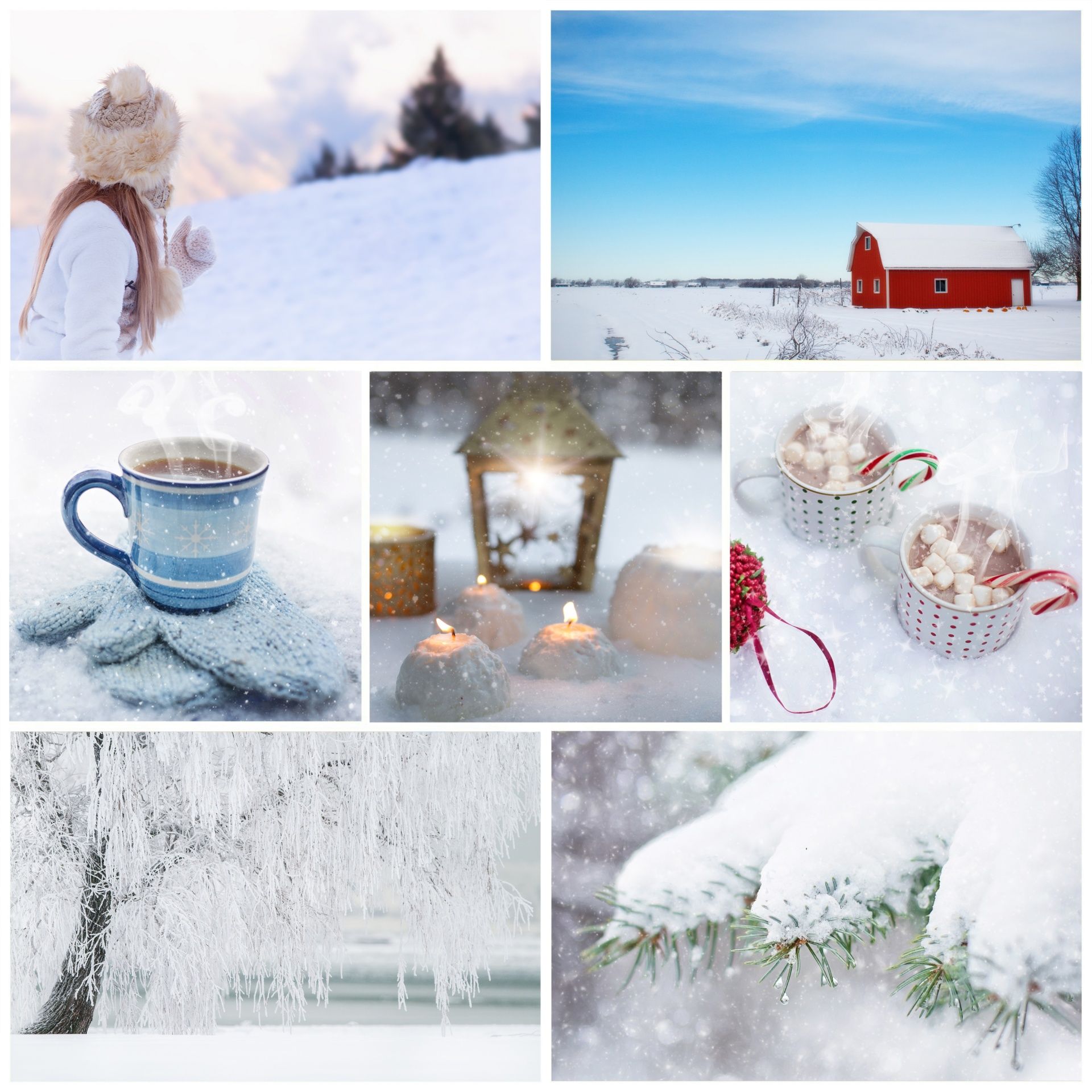 Winter Collage Wallpapers.