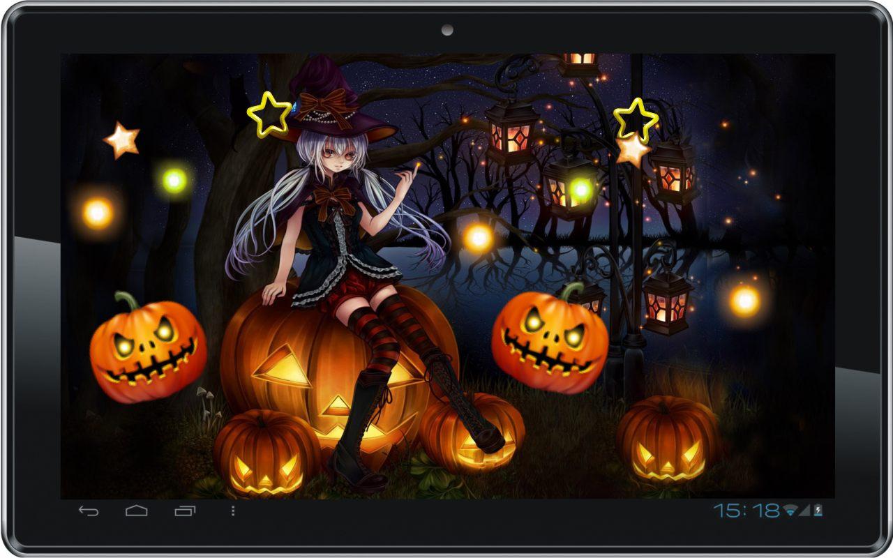 Live Halloween Wallpaper Group Wallpaper Anime