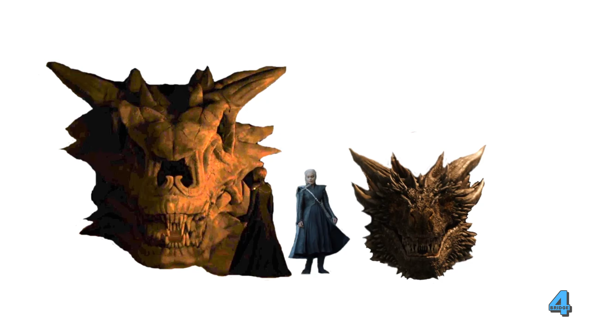 MAIN SPOILERS This is Drogon compared to Balerion with Dany for scale.: gameofthrones