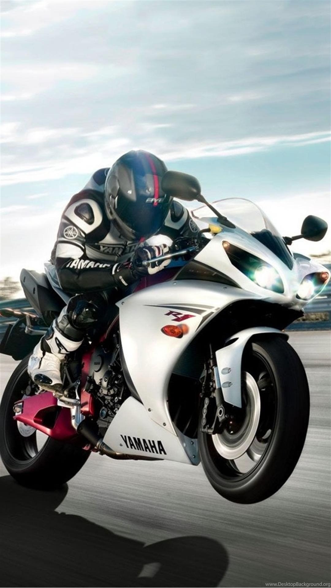 iPhone Wallpaper Motor Bike Yamaha R1 Desktop Background