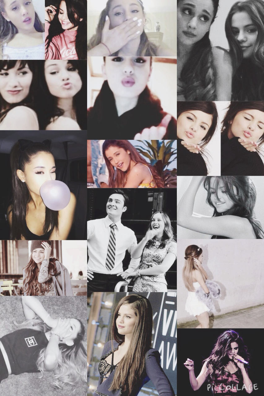 Blair, Chuck, And Collage Image Gomez Ariana Grande Collage