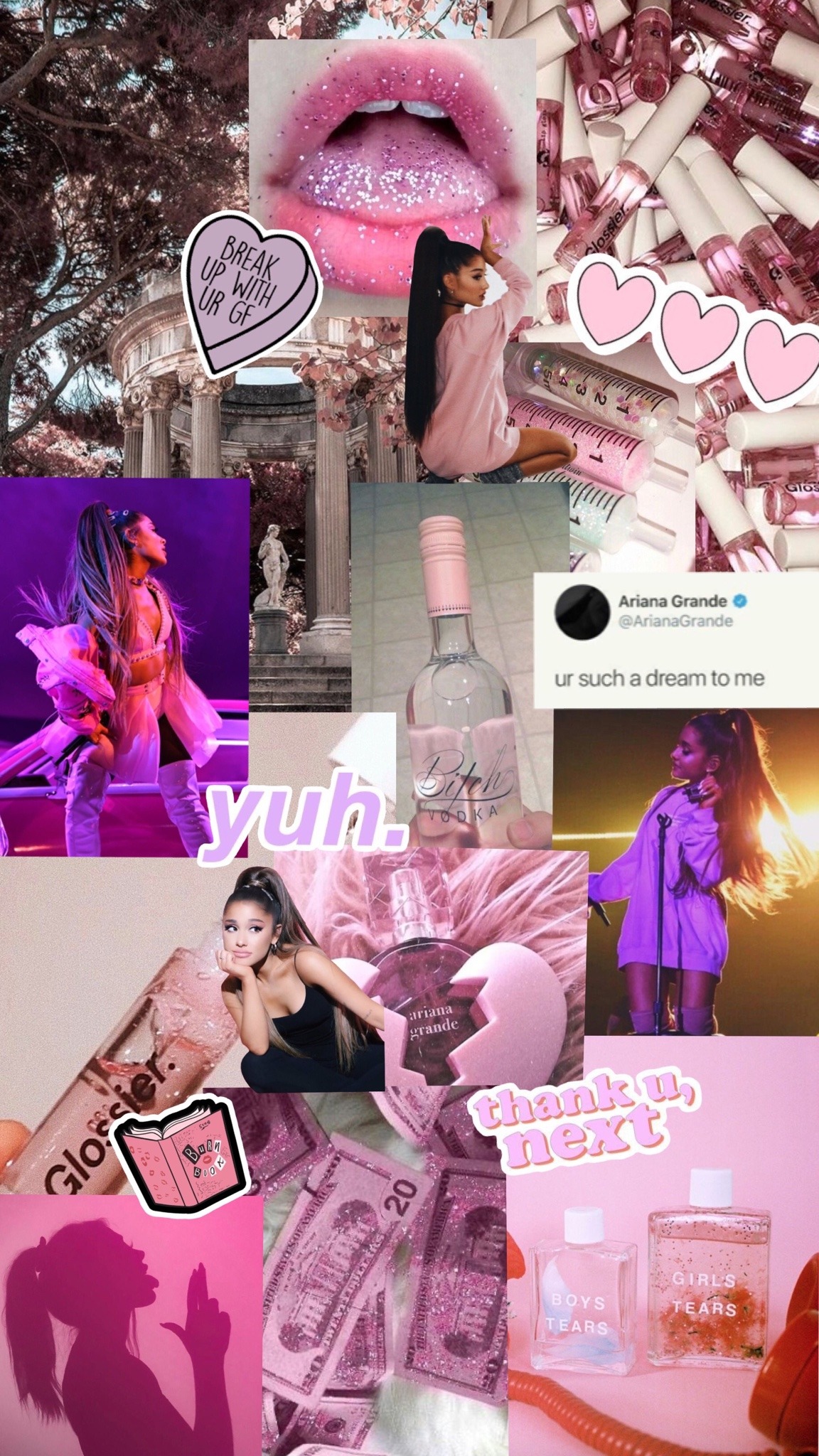 ariana grande tumblr collage