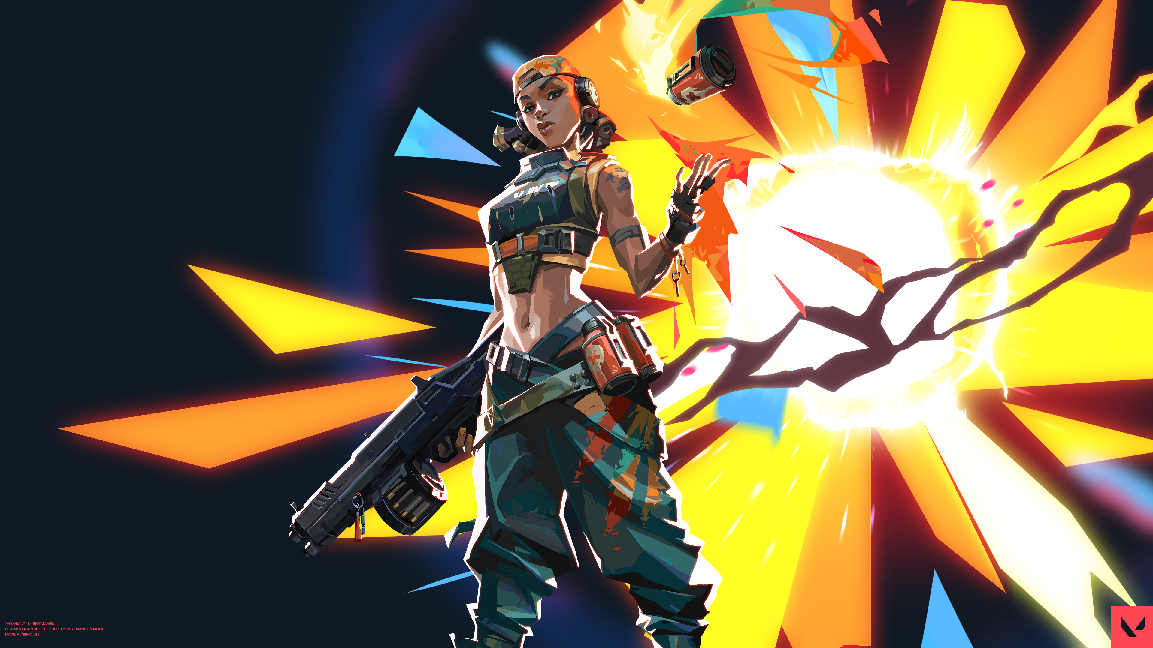 Raze (Valorant) HD Wallpaper and Background