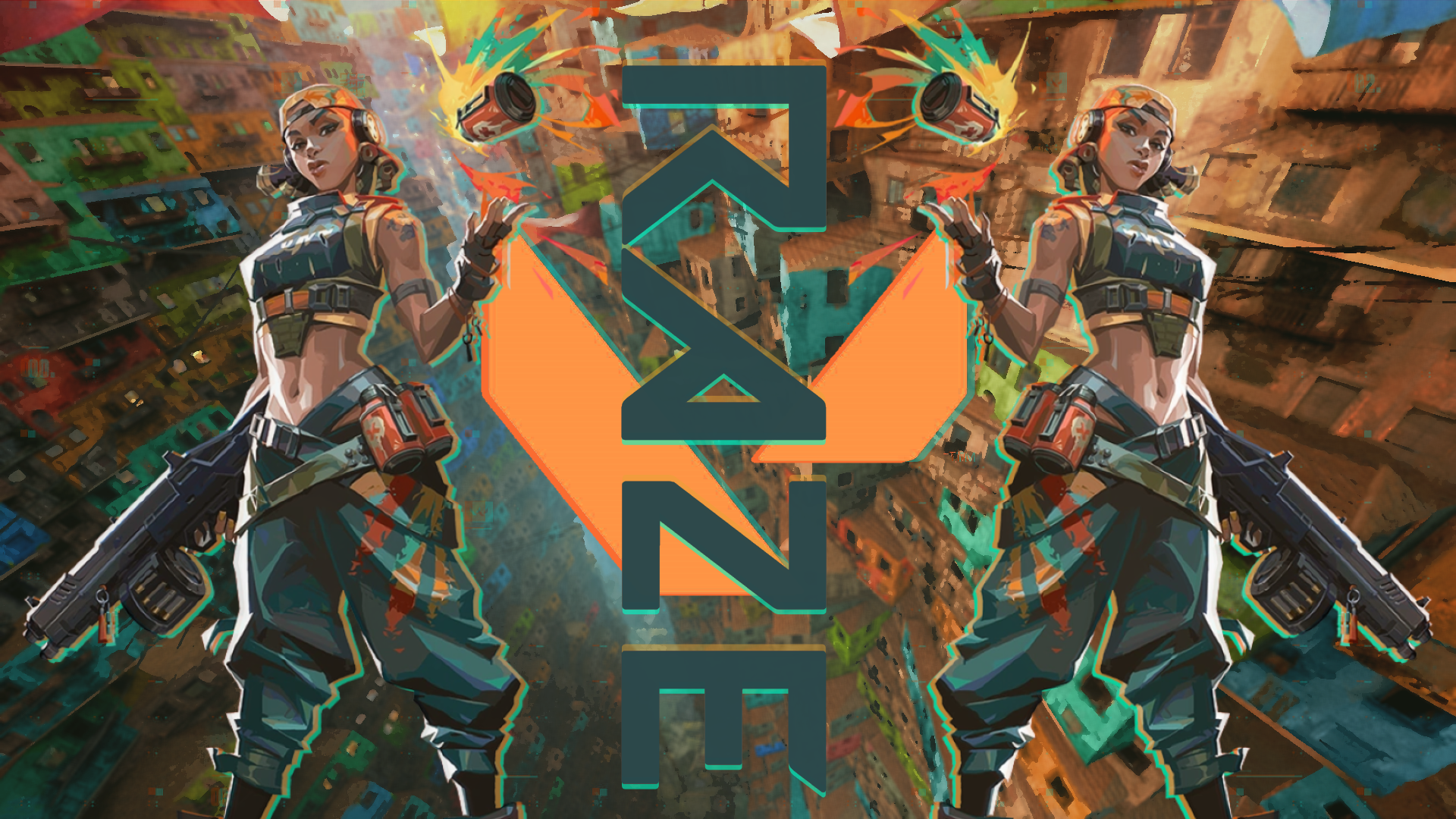 Raze (Valorant): wallpaper