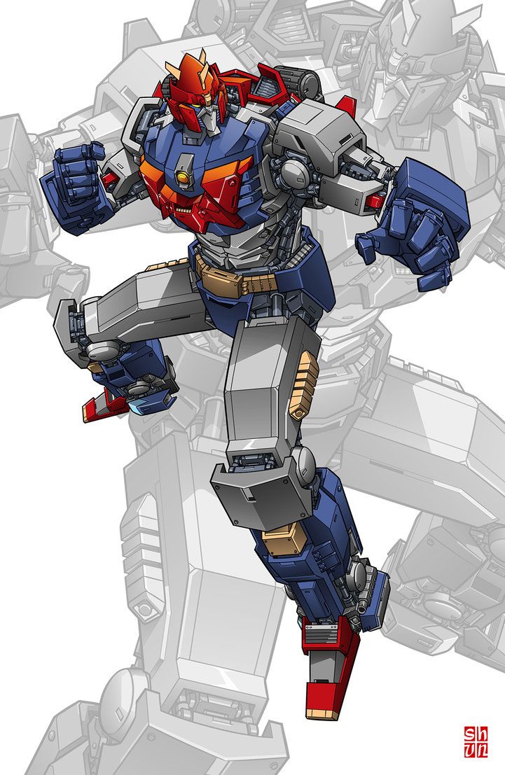 finally done with my redesign version of voltes.&nbsp; thanks for looking guys, hope you like it. voltes is creates cartoons, Japanese robot, Vintage robots