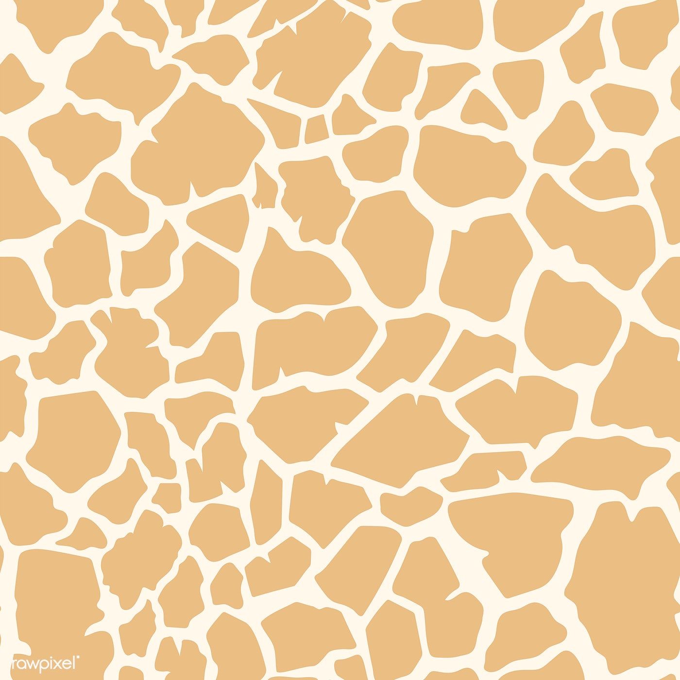 Seamless giraffe skin pattern vector. free image / manotang. Giraffe print, Giraffe, Animal print wallpaper