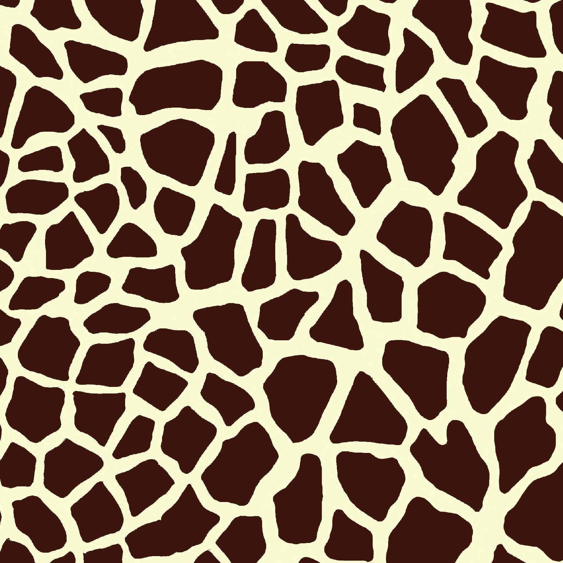 Grey Giraffe Print Wallpaper