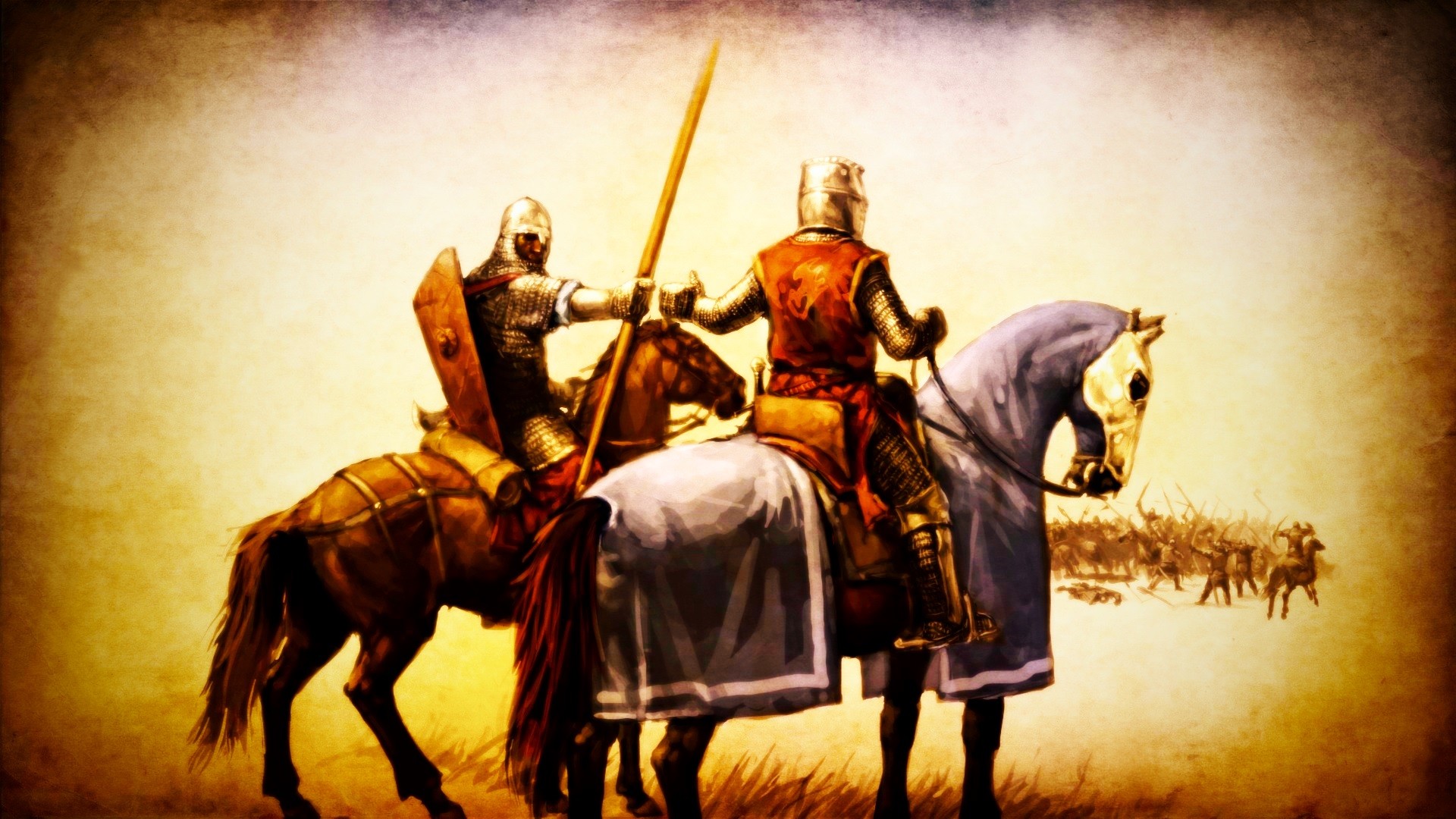 #battle, #medieval, #fantasy art, #knight, #horse, #spear, #artwork, #warrior, wallpaper. Mocah HD Wallpaper