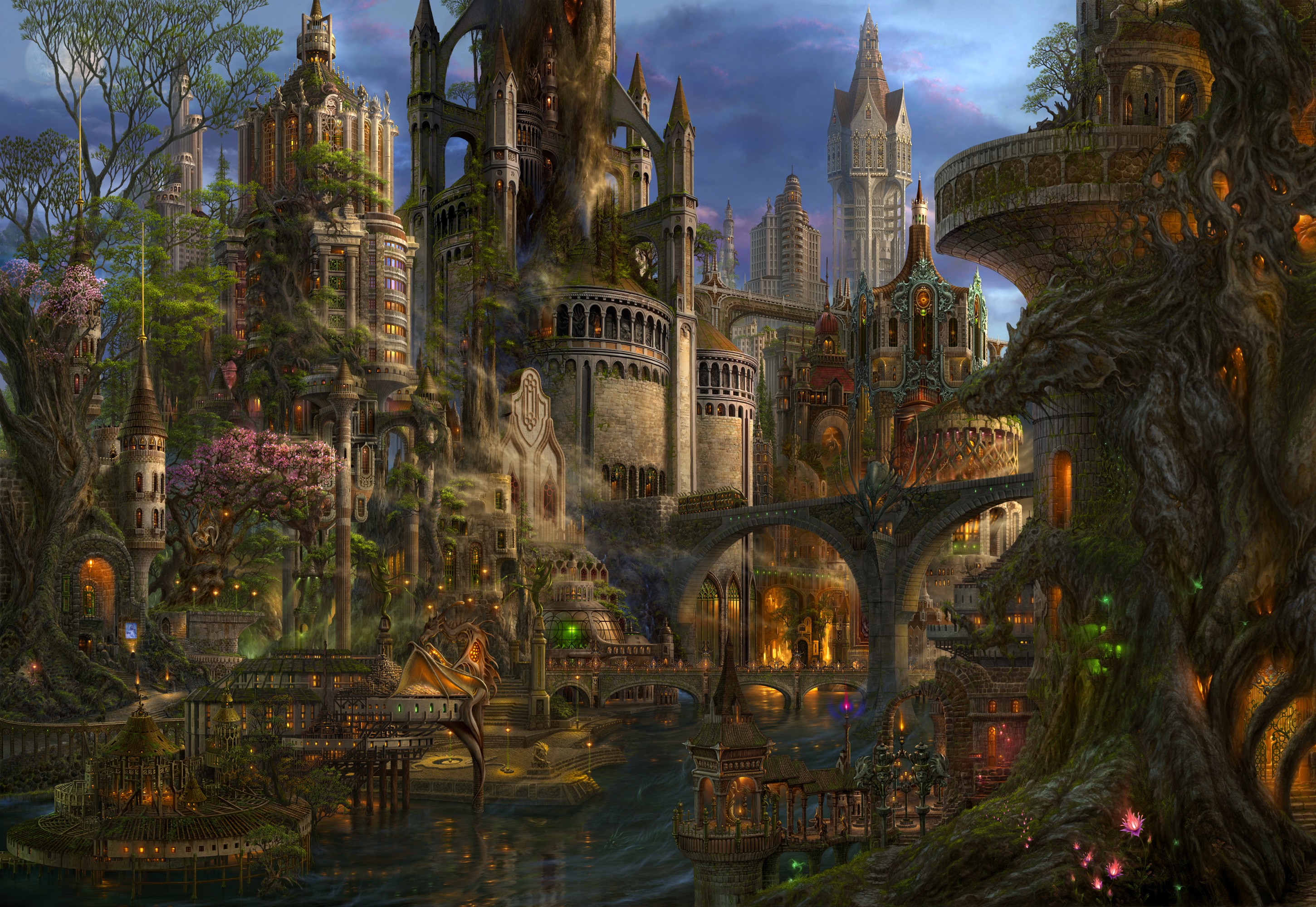 Fantasy Art Medieval City