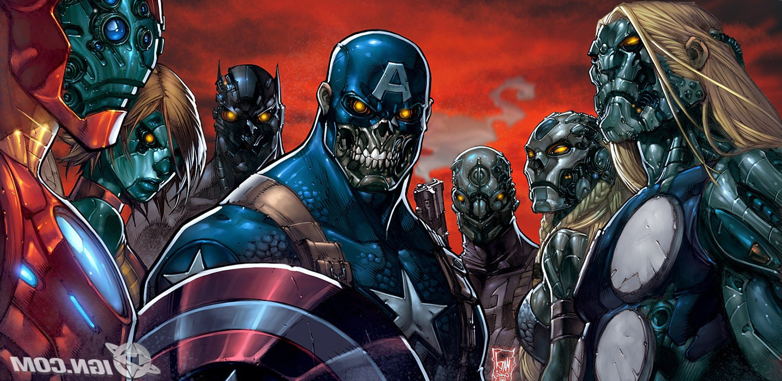 Captain America Zombie Comic