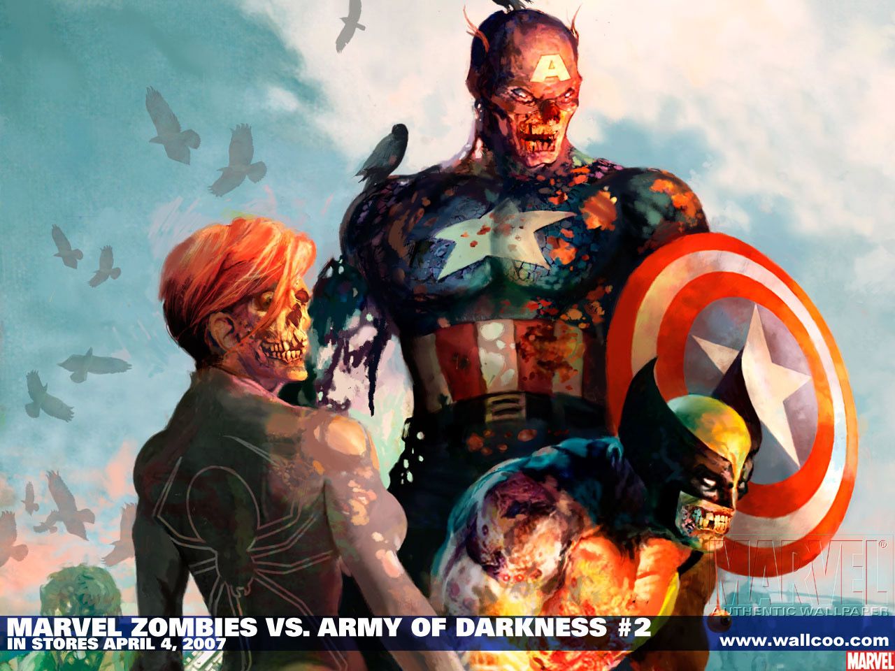 Marvel Comics Captain America Wallpaper 1280*960 Image 43. Marvel zombies, Wolverine marvel, Marvel