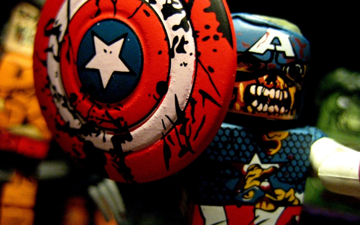 zombie captain america toy