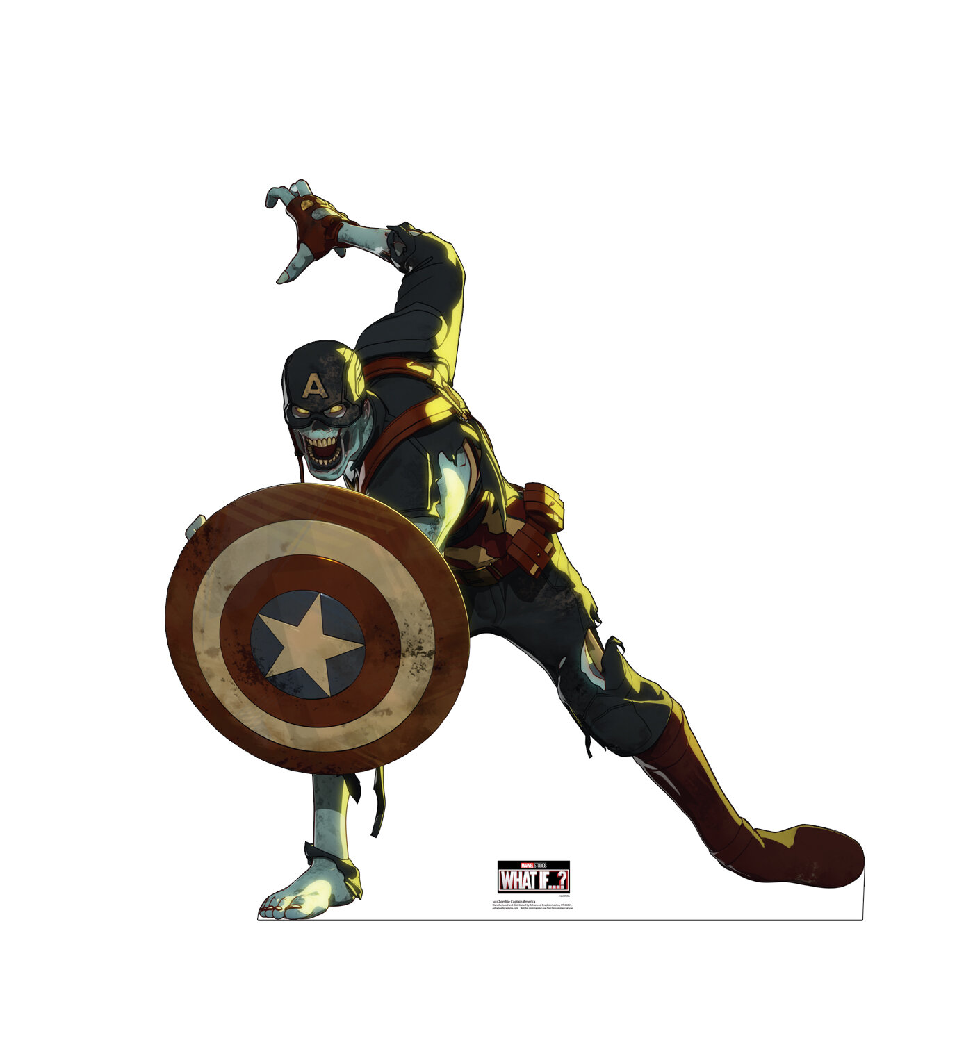 Advanced Graphics Zombie Captain America (Marvel's What If?)