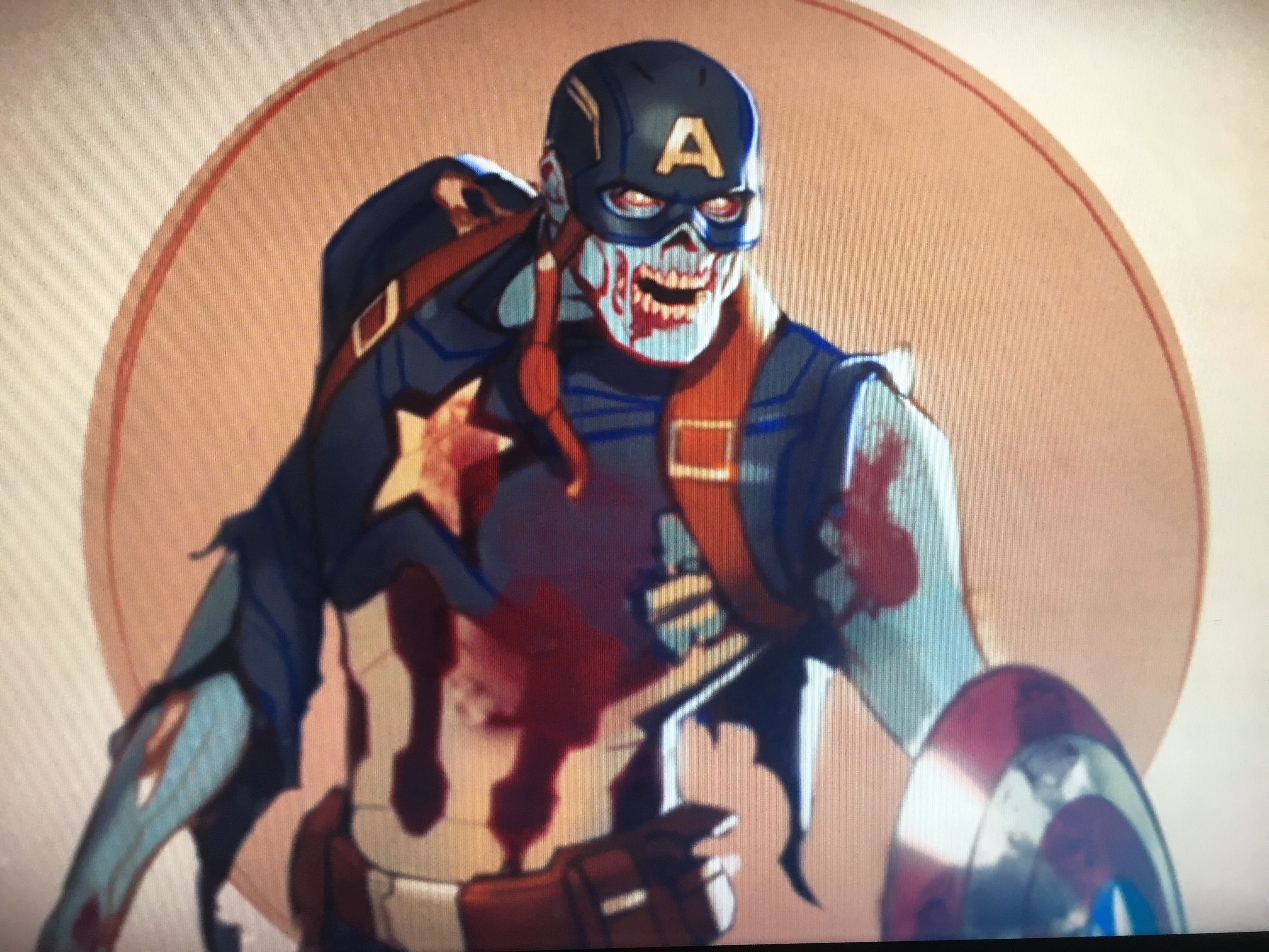 Marvel's What If.? Art Reveals Zombie Captain America And Iron Cap