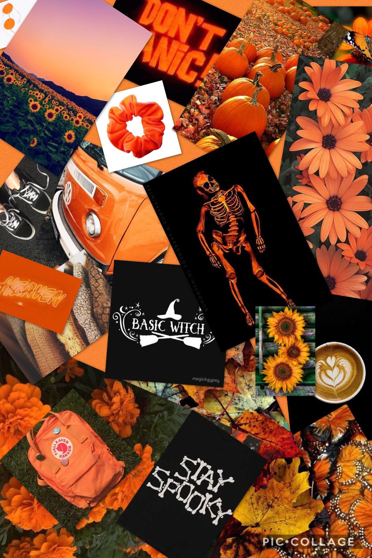 Vintage 90 Aesthetic Laptop Wallpaper Fall Collage Background