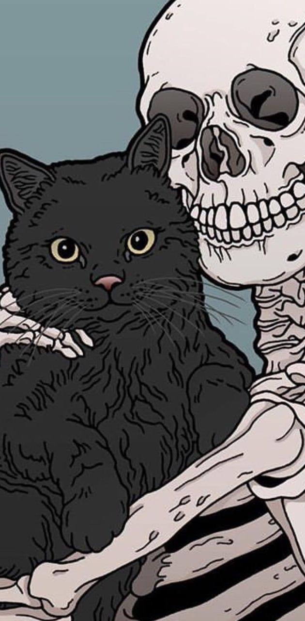 Amor de esqueleto wallpaper