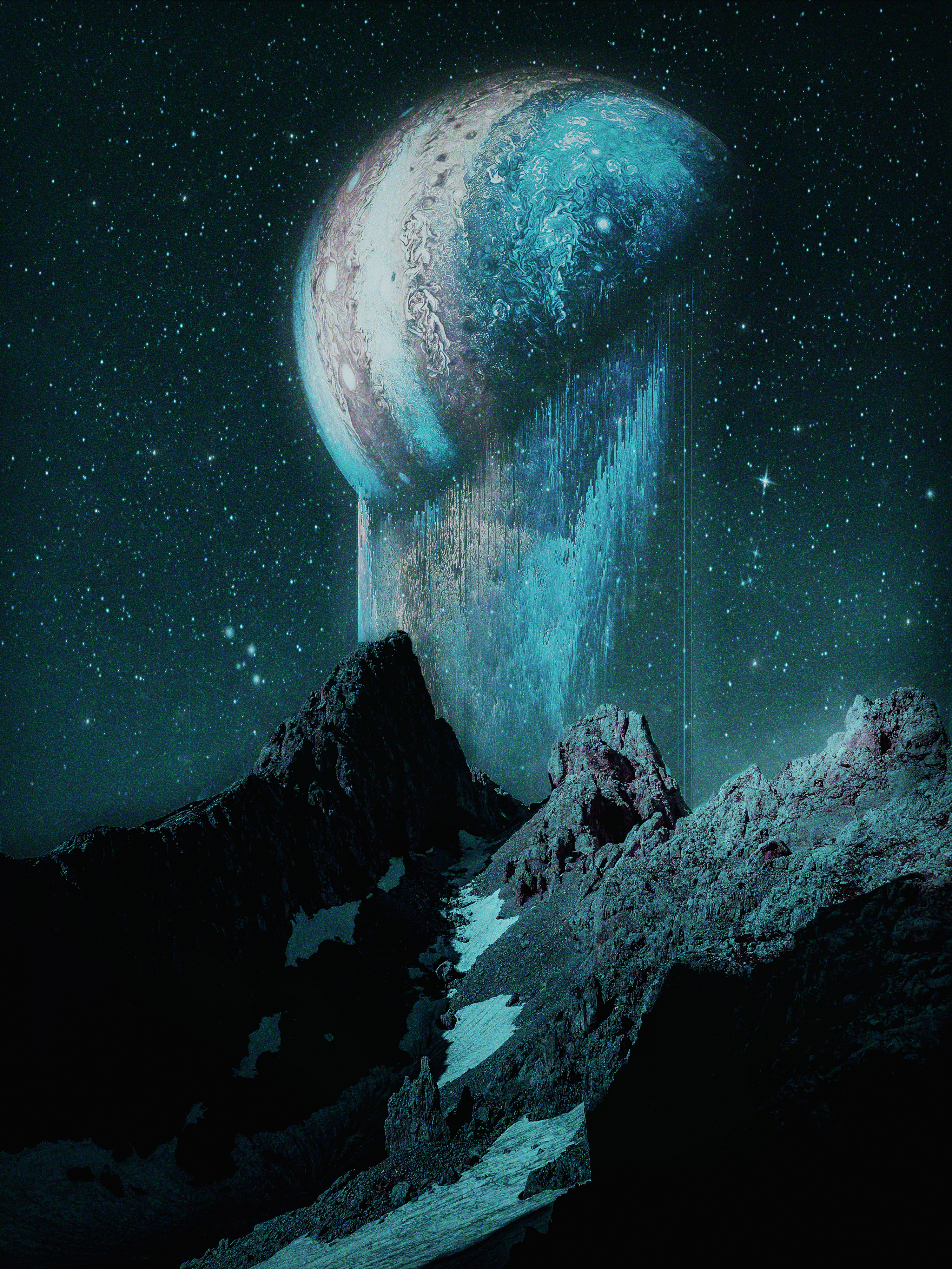 I Broke Jupiter (from the surface of Ganymede): spaceporn