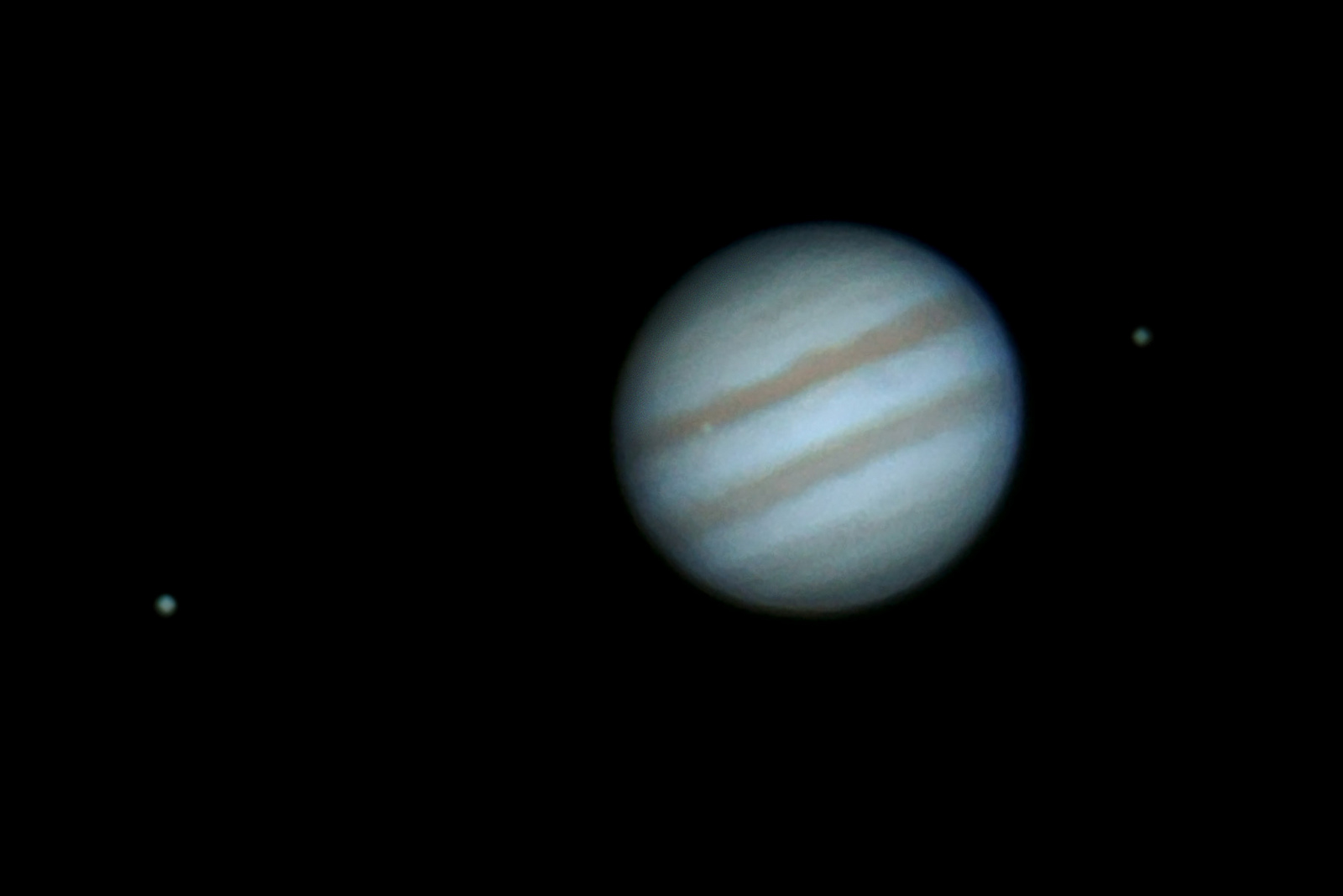 Jupiter with Ganymede Io(transiting) & Europa not so bad Astrophotography