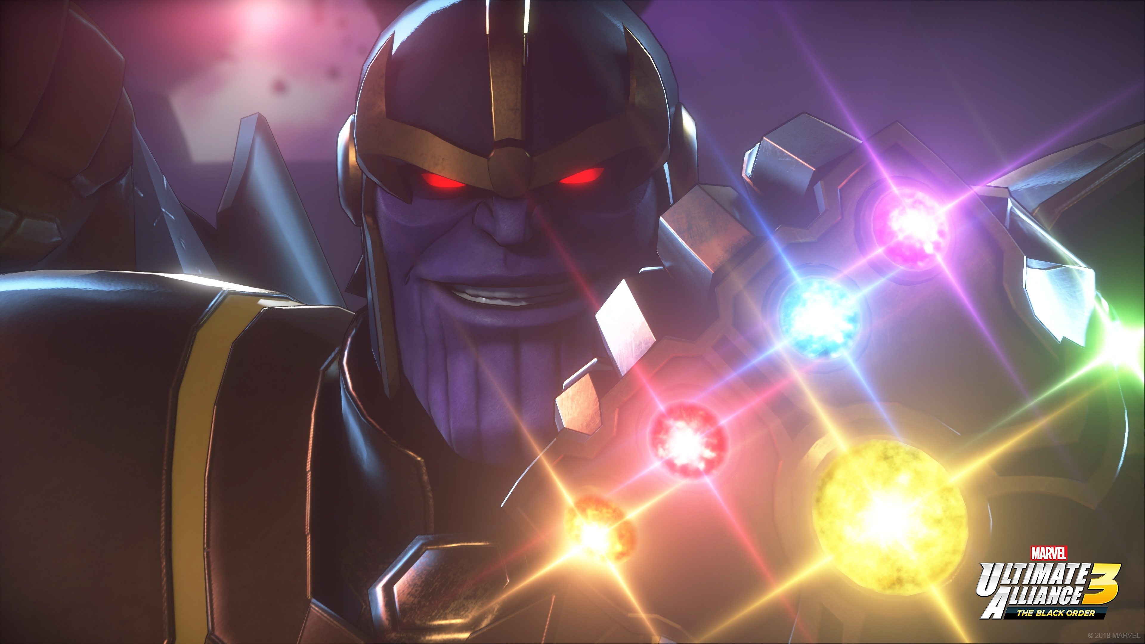 Thanos Infinity Gauntlet Marvel Ultimate Alliance 3 4K Wallpaper