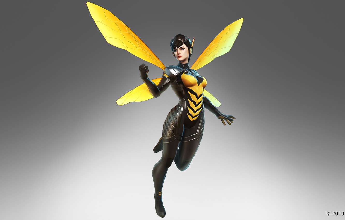 Wallpaper marvel, wasp, Janet van Dyne, the black order, marvel ultimate alliance - for desktop, section игры