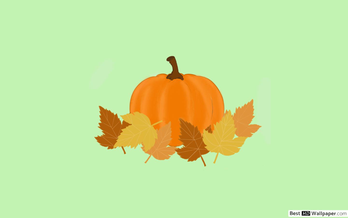 Autumn Colors in Green Pastel HD wallpaper download