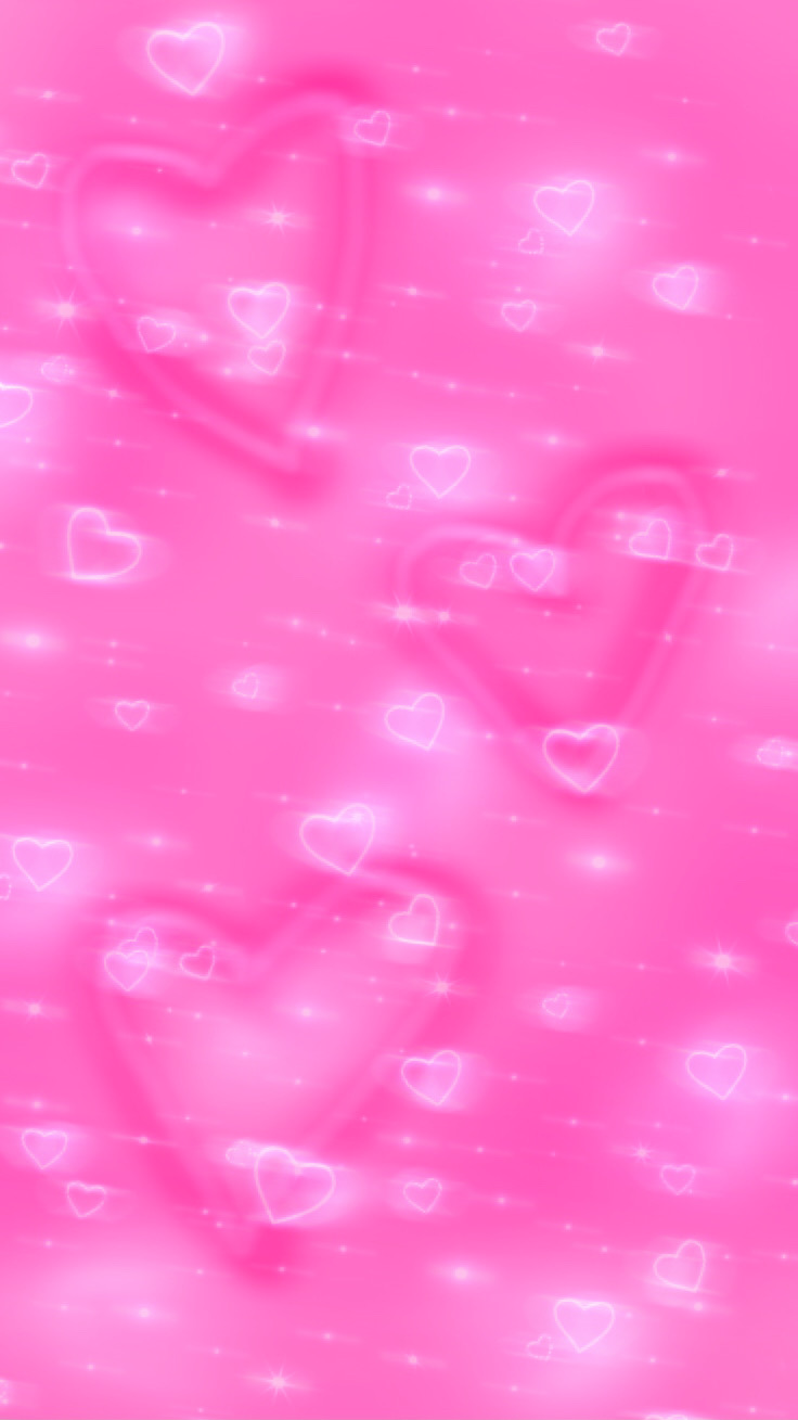 Download Y2k Hearts In Glowing Pink Colour Wallpaper  Wallpaperscom
